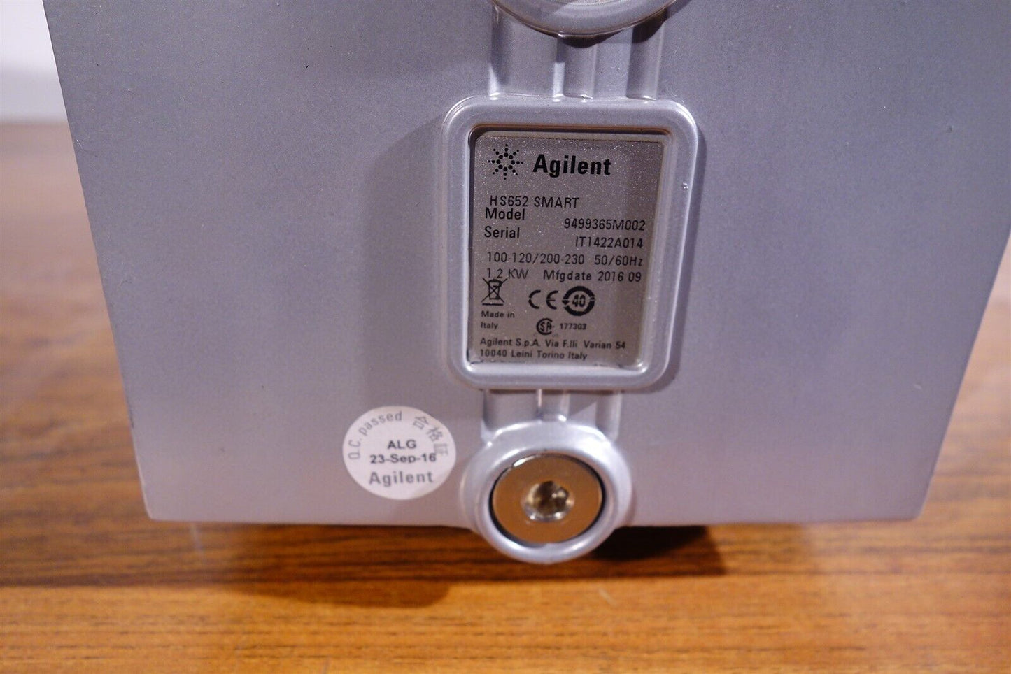 Varian HS-652 Rotary Vane Pump