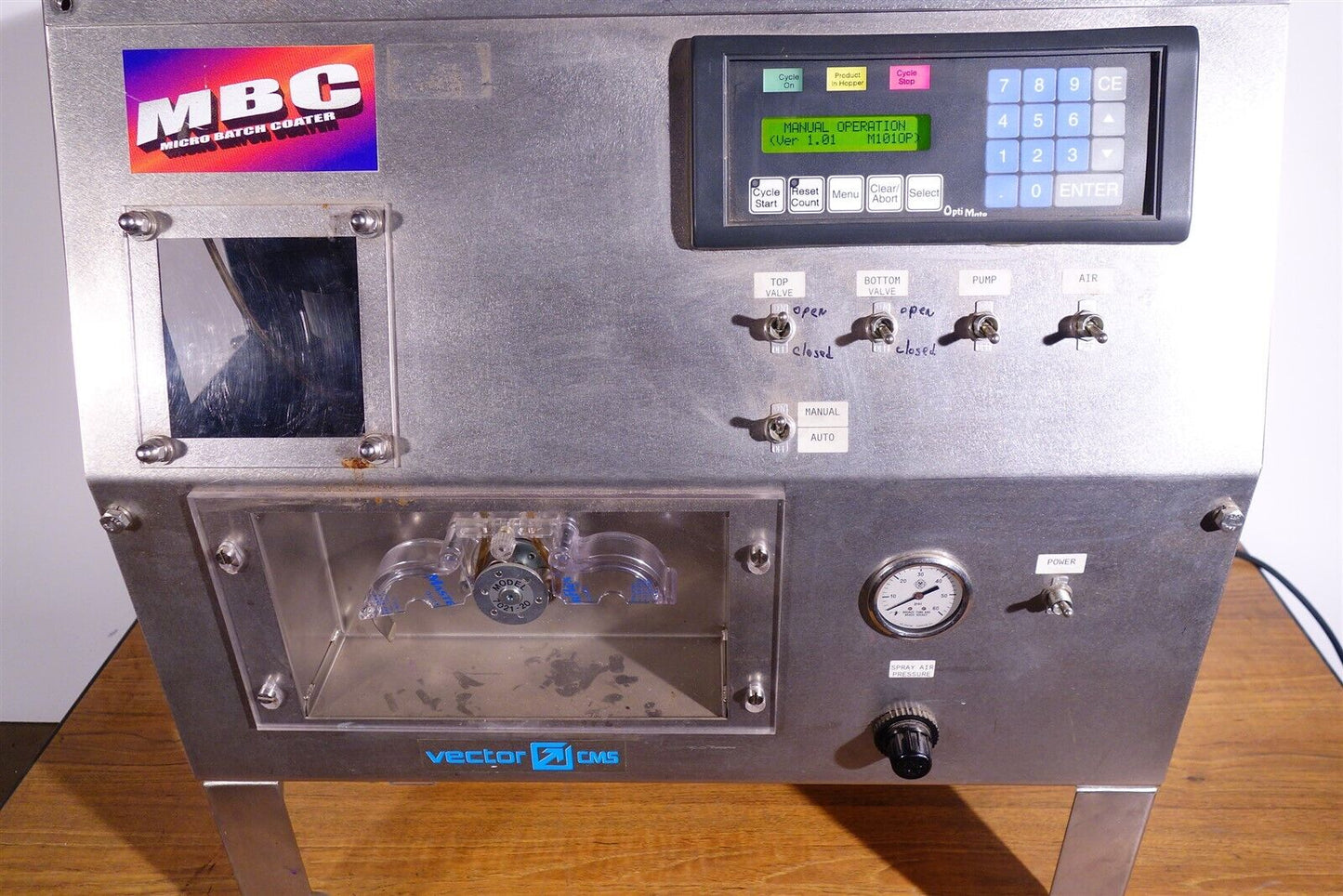 Freund / Vector Corporation Micro Batch Coater MCA-8483