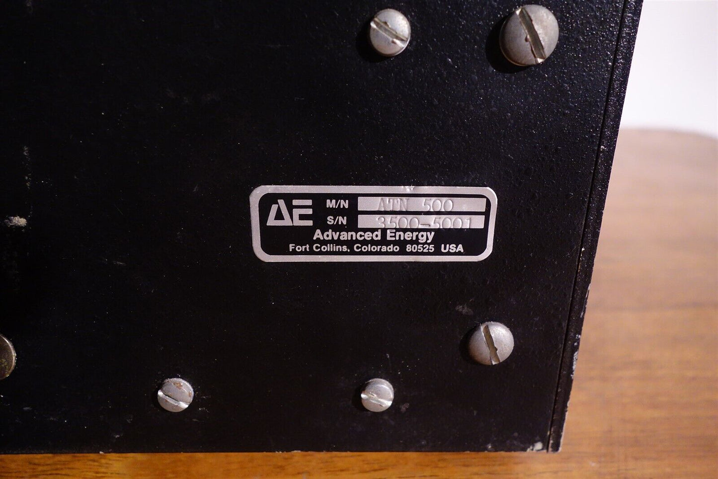 Advanced Energy ATN 500 Plasma RF Power Meter