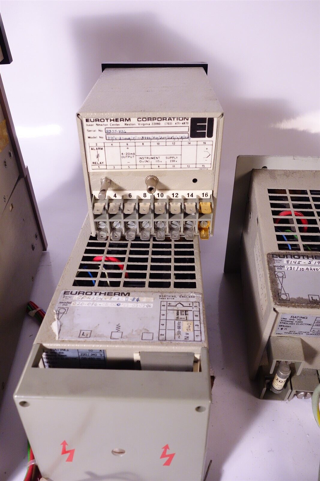 Lot of Eurotherm Temperature / Current Controllers
