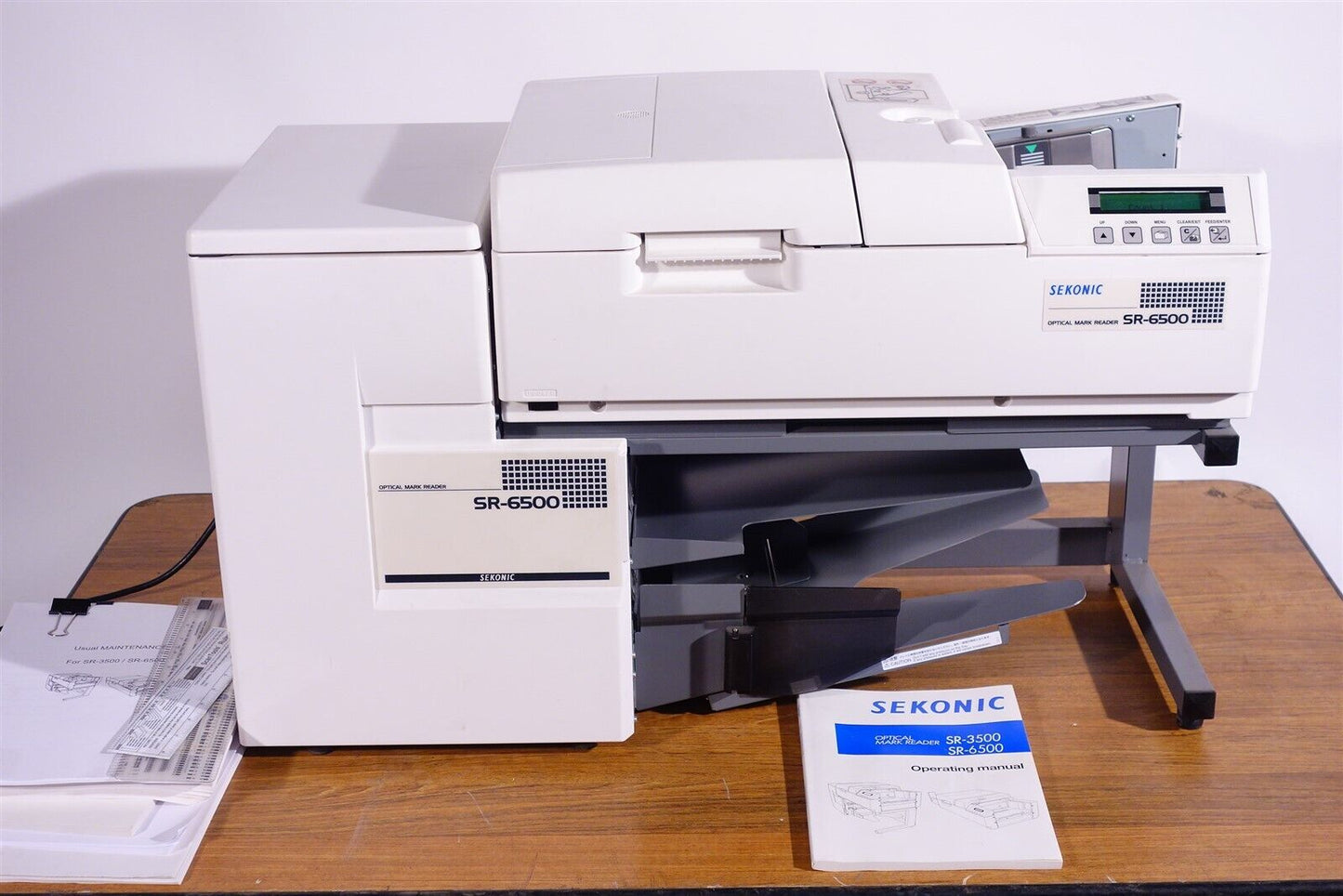 Sekonic SR-6500 OMR Optical Mark Reader + Stacker / Excellent