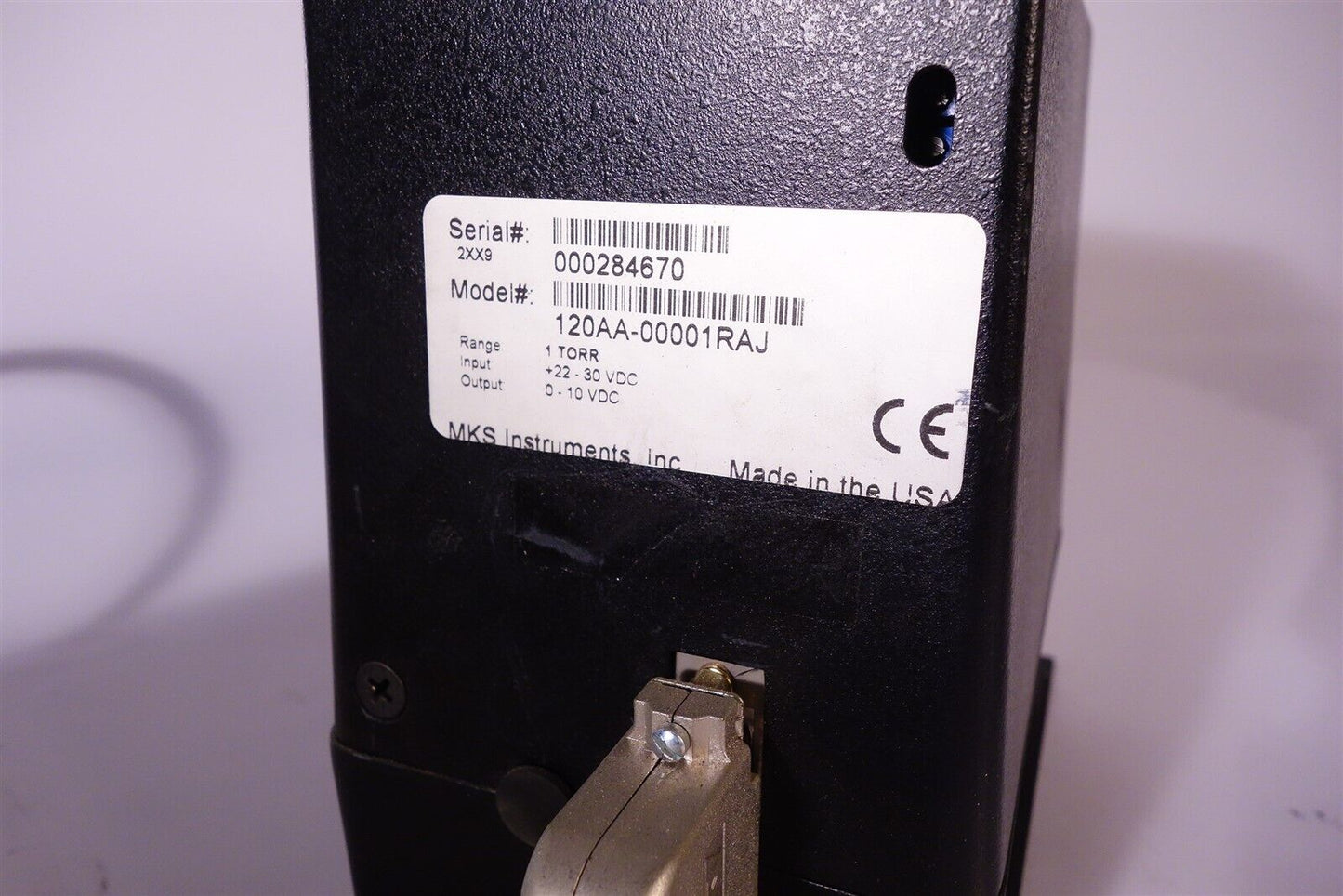 MKS PR4000 Pressure Gauge Controller + MKS 120AA-00001RAJ Transducer