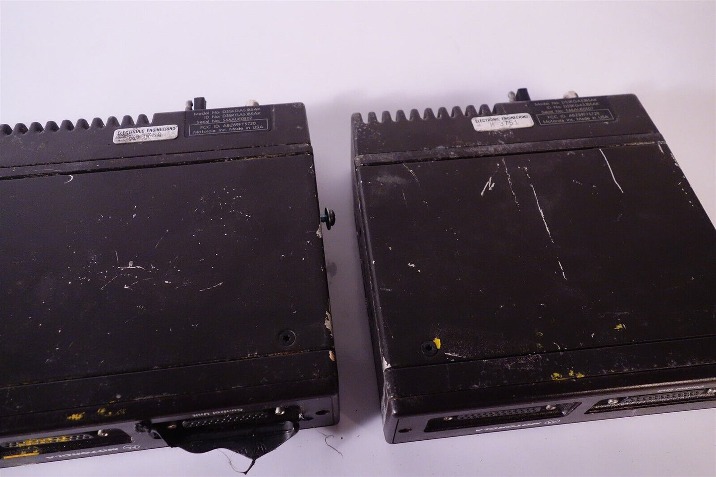 Lot of 4 Motorola D35KGA5JB5AK Two-Way Radio Units