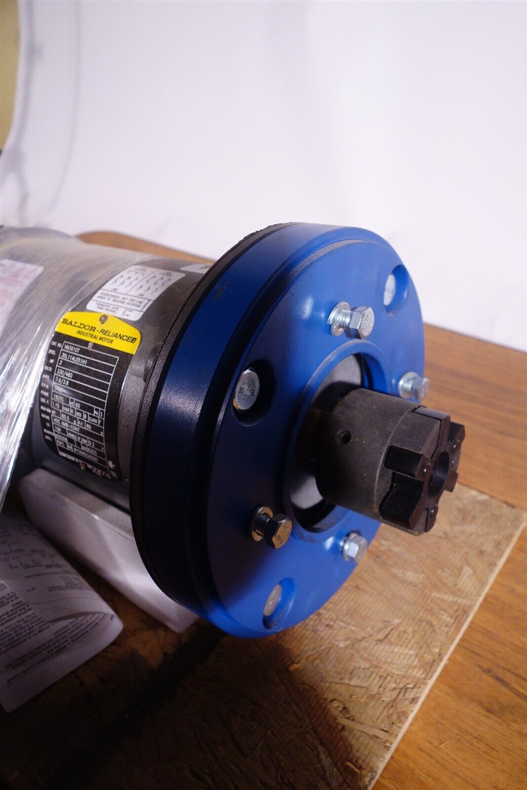 NEW BALDOR 3 HP 3 PHASE MOTOR / VM3610T 208-230/460 VOLT 3450 RPM