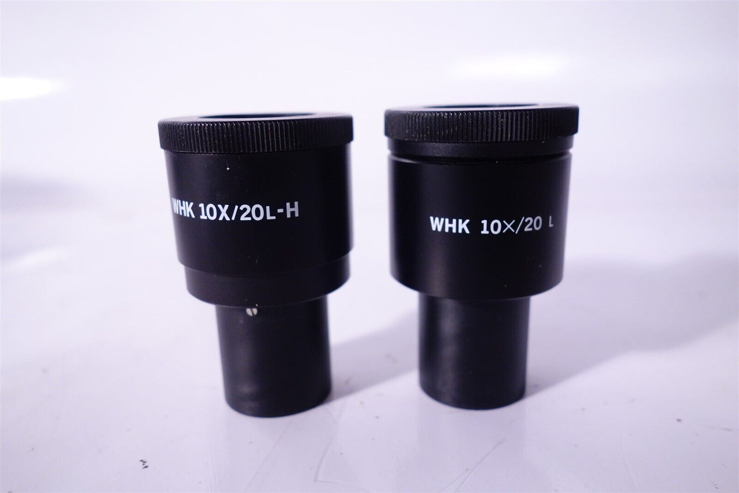 Set of 2 - Olympus WHK 10X/20L-H L Microscope Eyepieces / Oculars.