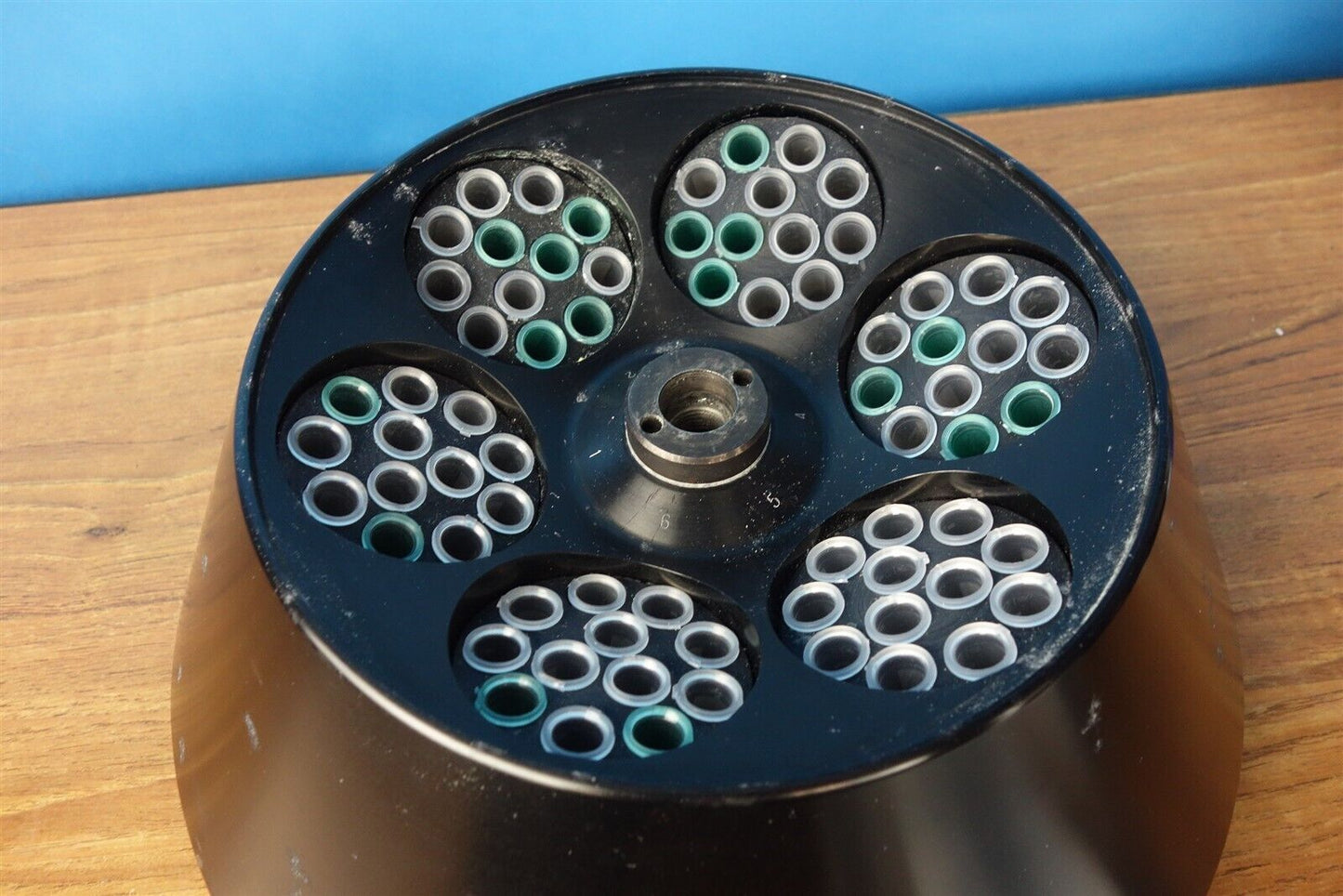 Sorvall GSA Rotor with interior Tube Inserts for small tubes