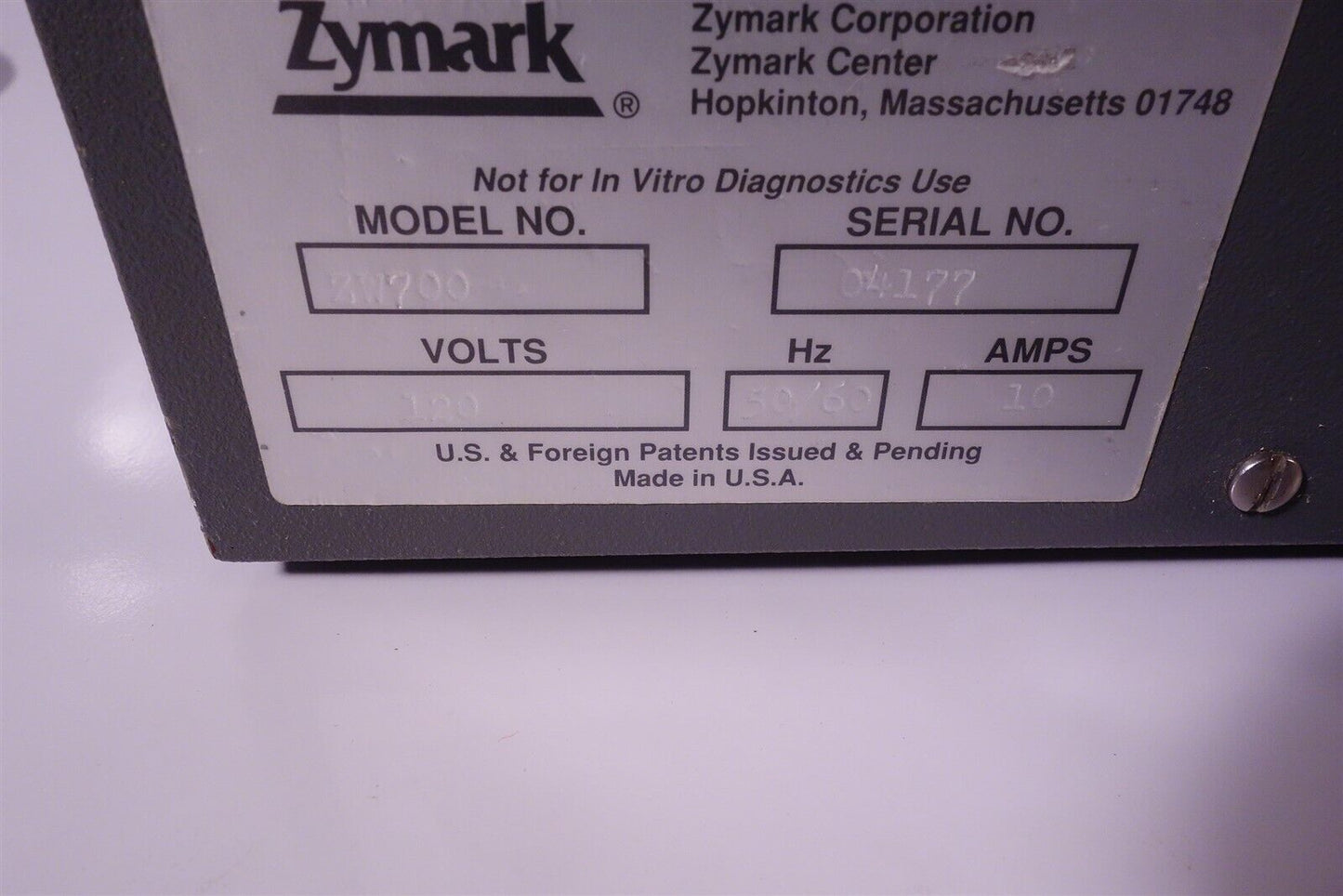 Zymark TurboVap LV Evaporator Powers on As pictured.