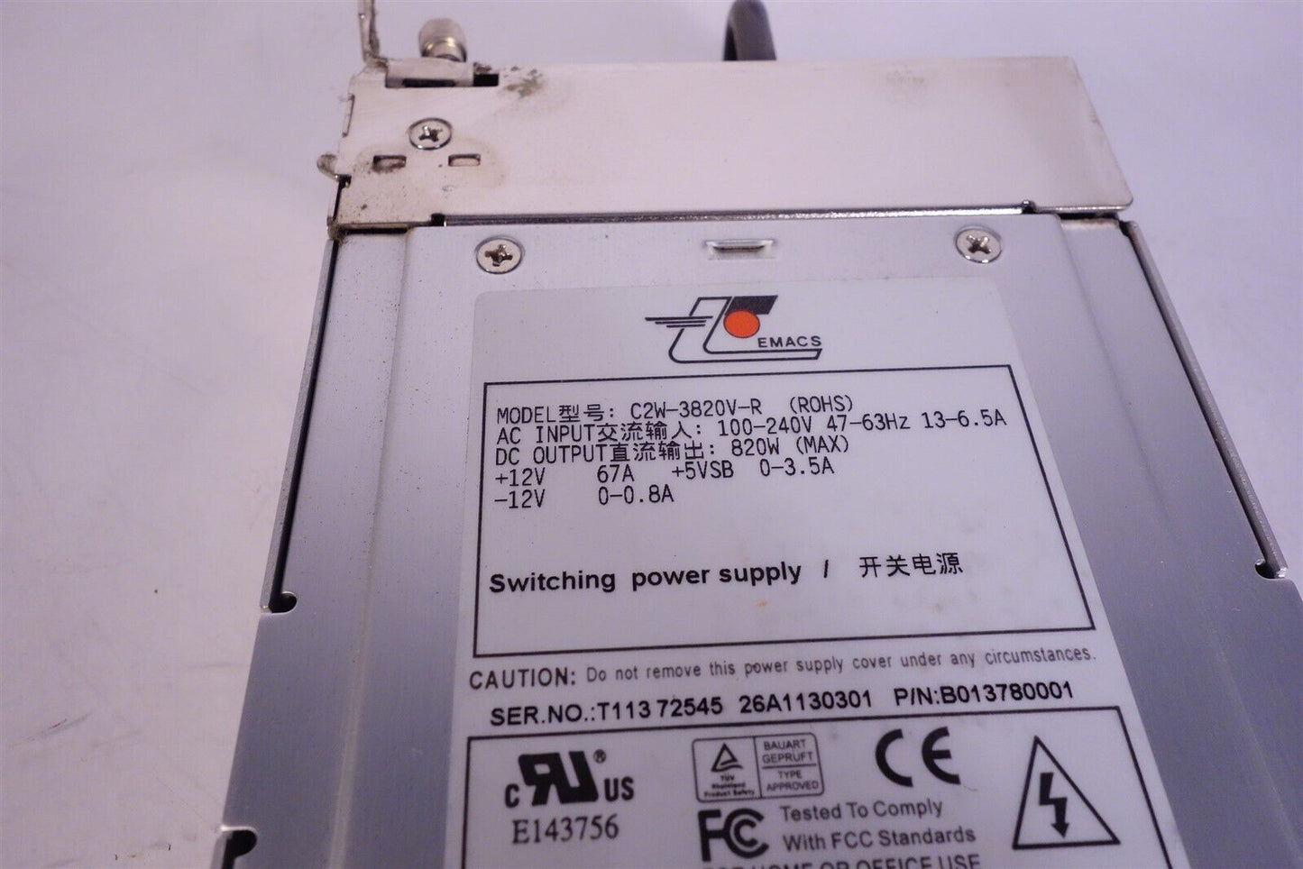 ZIPPY EMACS C2W-3820V-R industrial POWER SUPPLY - CAN SHIP OVERNIGHT OR 2 DAY