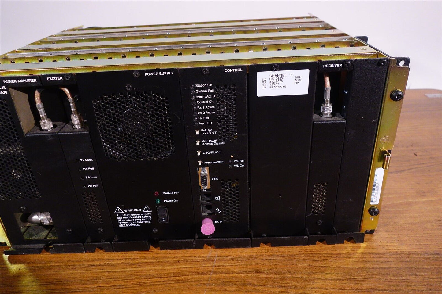 MOTOROLA QUANTAR T5365A UHF 800MHZ Excellent Working