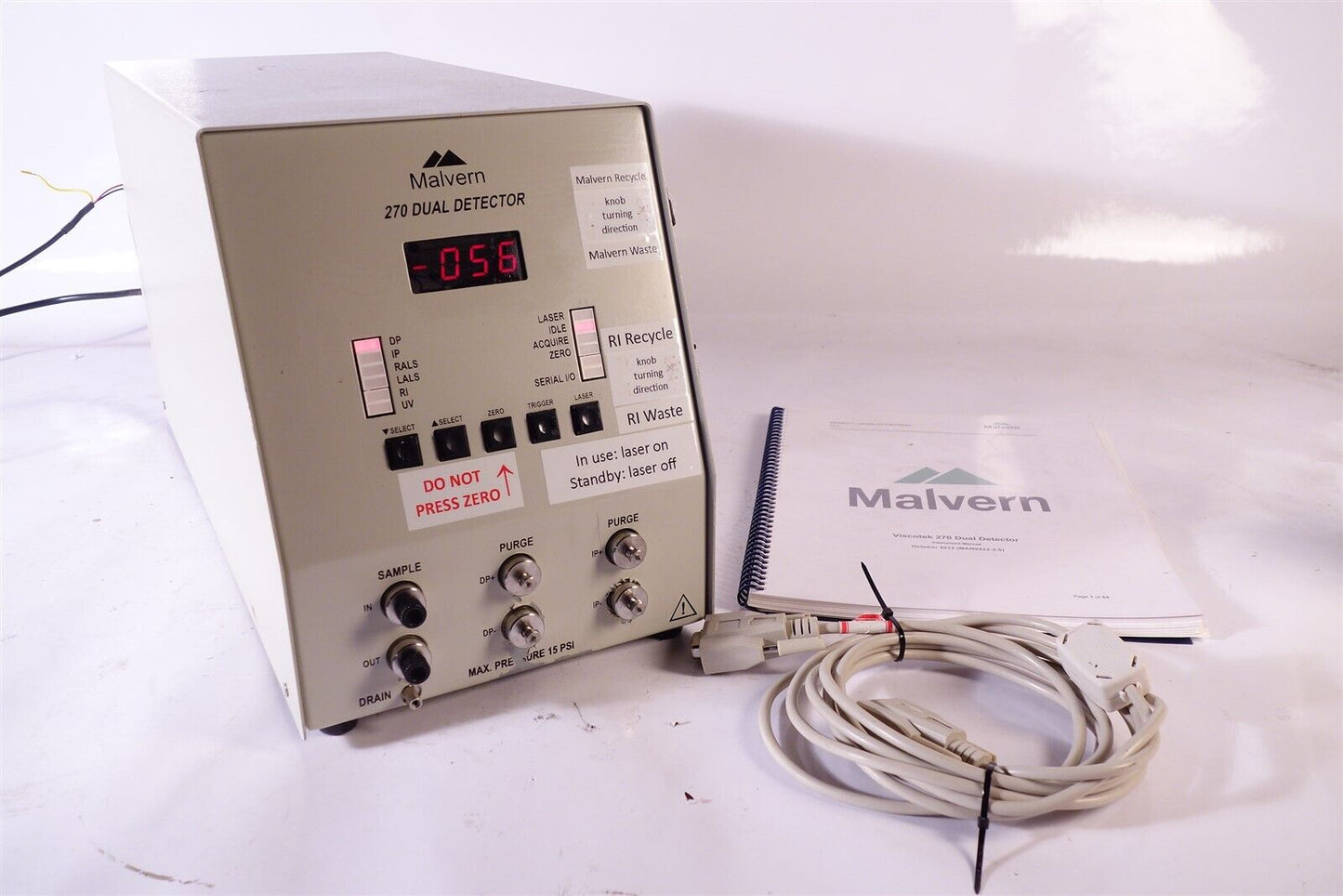Malvern Viscotek 270 Light Scattering Dual Detector
