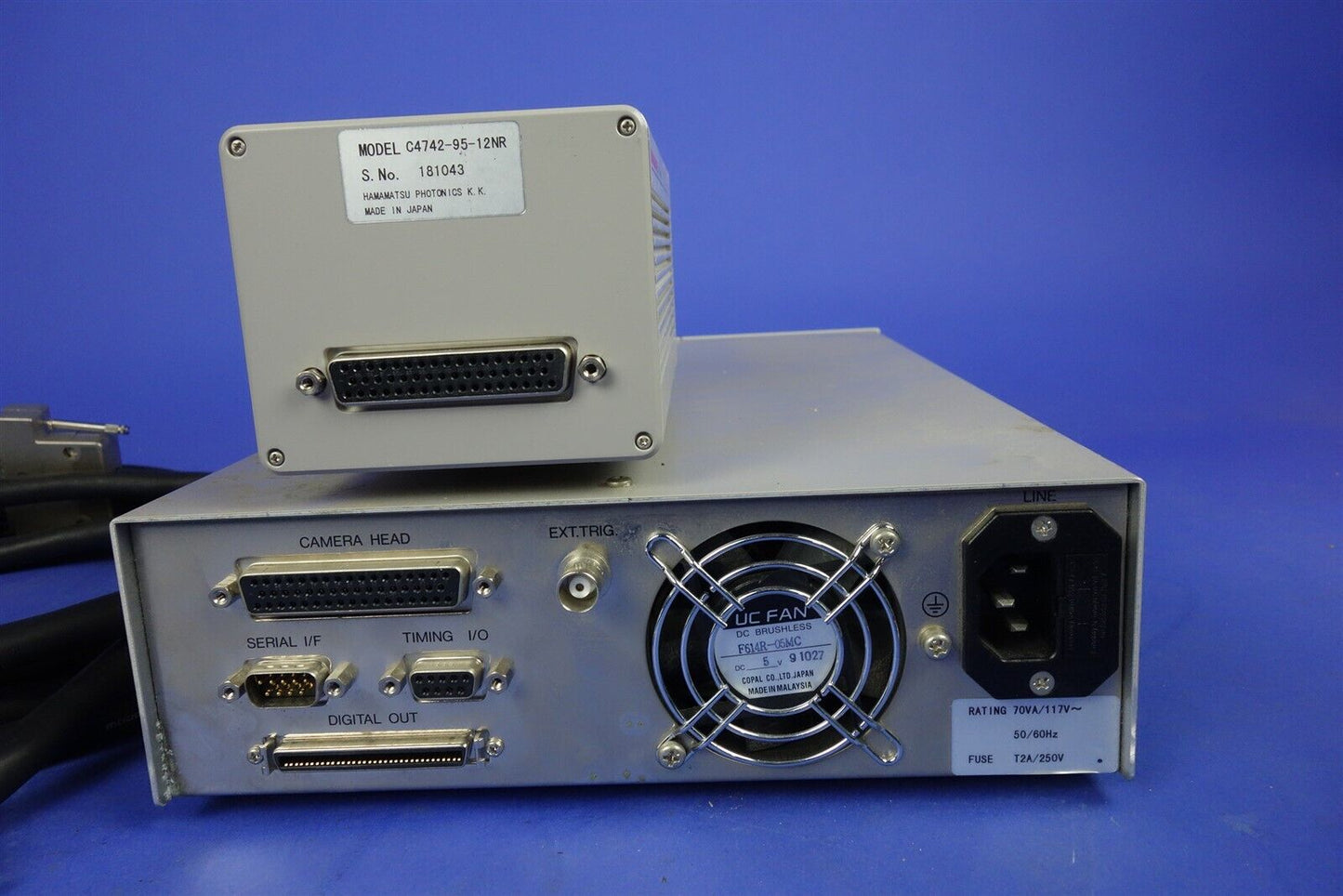Hamamatsu Camera Controller + ORCA 100 Camera C4742-95 C4742-95-12NR