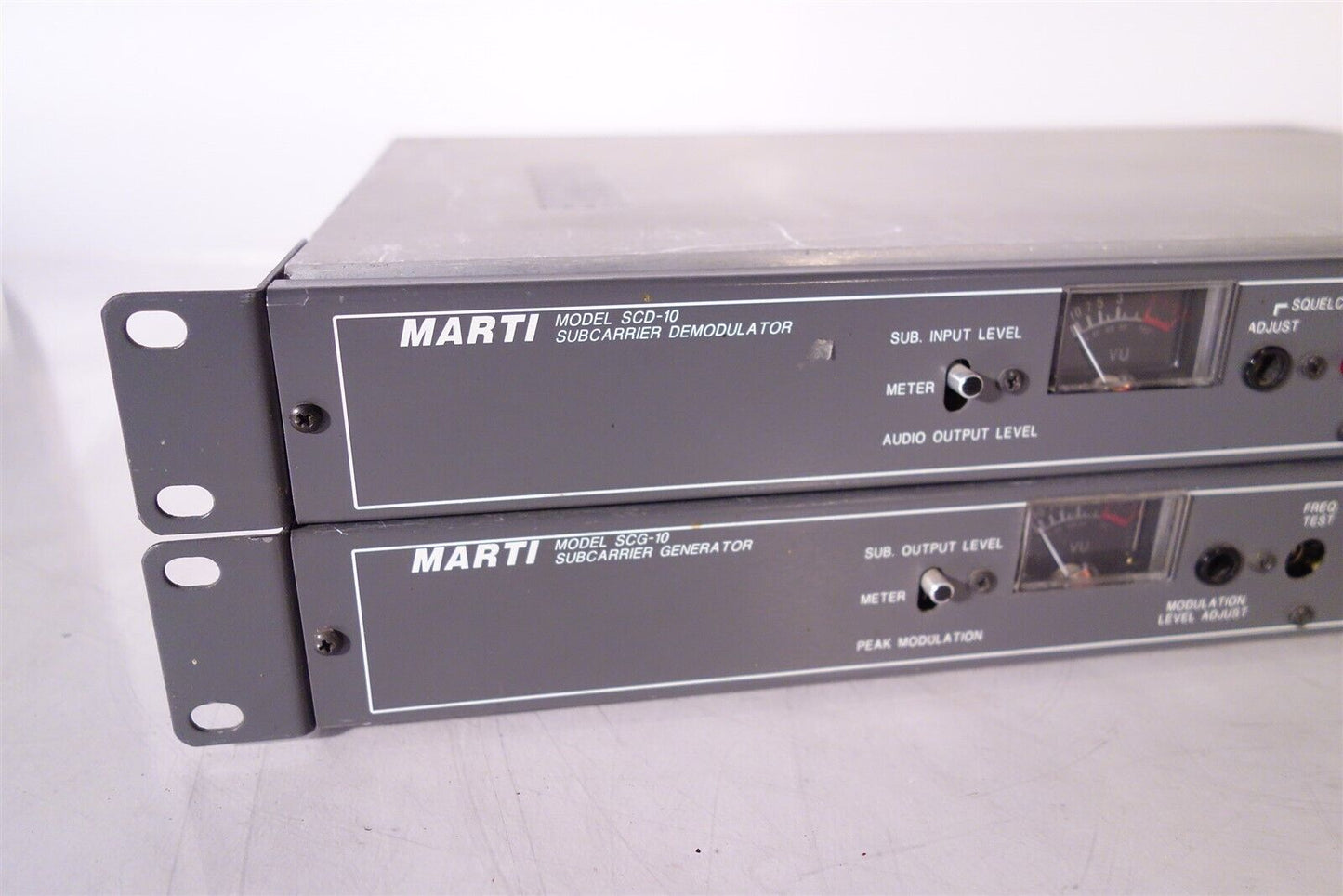 Marti SCD-10 SCG-10 Subcarrier Demodulator / Generator Combo for Broadcast - EXC
