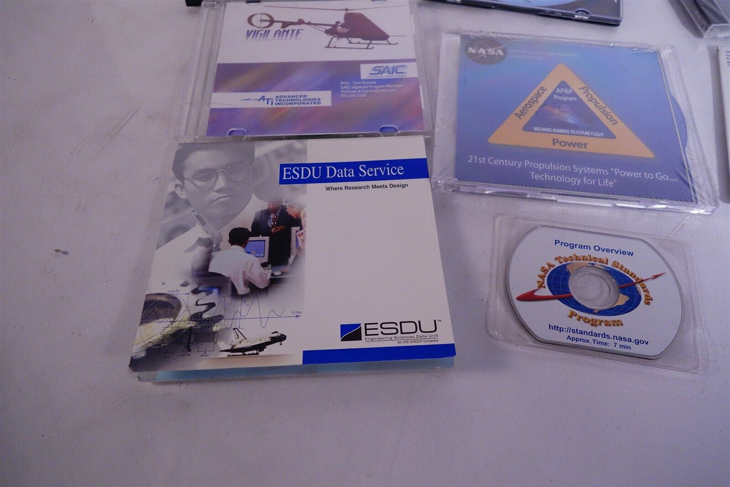 Aerospace / Vertical Lift / Nasa Propulsion Research / Data CD's