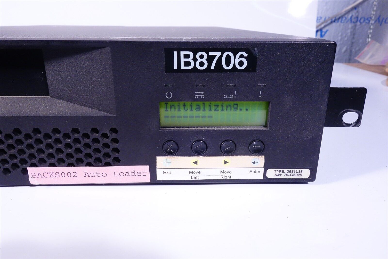 IBM TotalStorage Total Storage 3581 Tape Autoloader - Tape Drive LTO-3 Ultrium