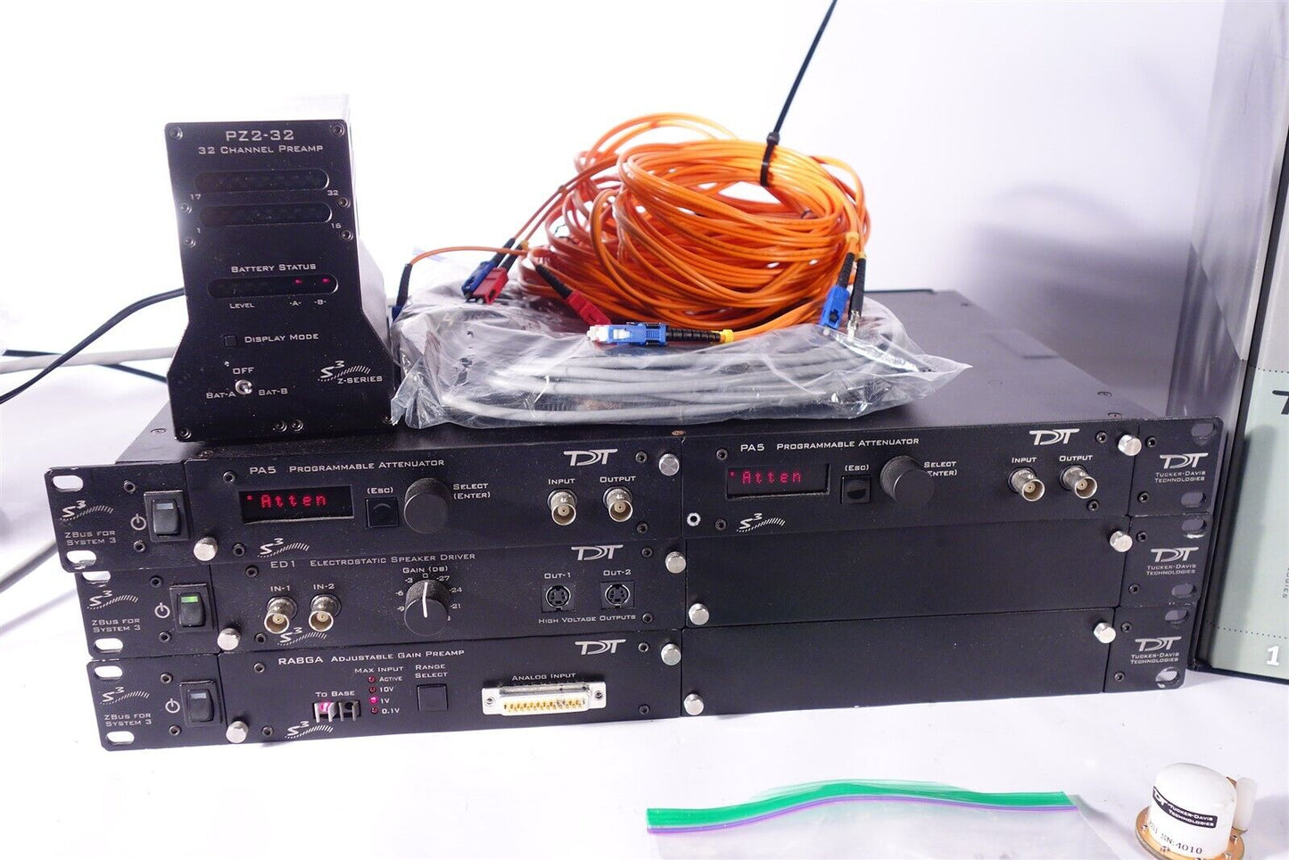 Tucker Davis Technologies System PZ2-32 PA5 ED1 RABGA + More 