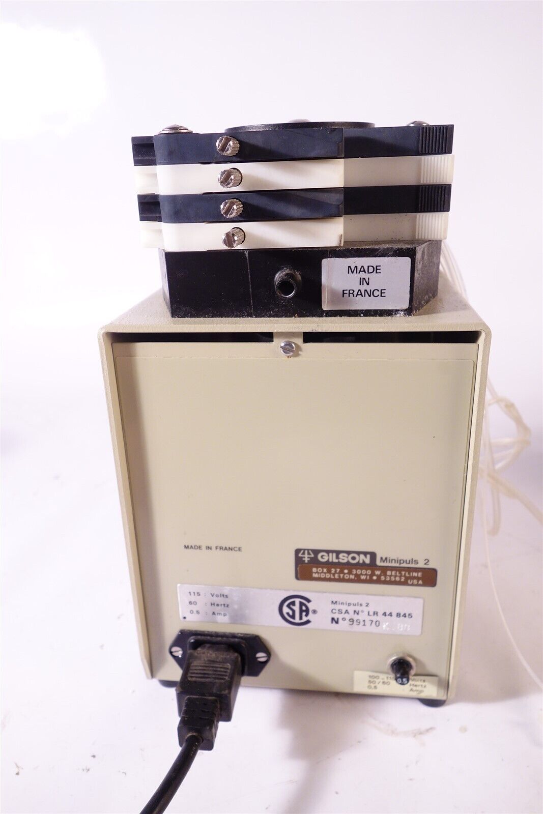 Tested, Working Gilson Minipuls 2 Peristaltic Pump 2