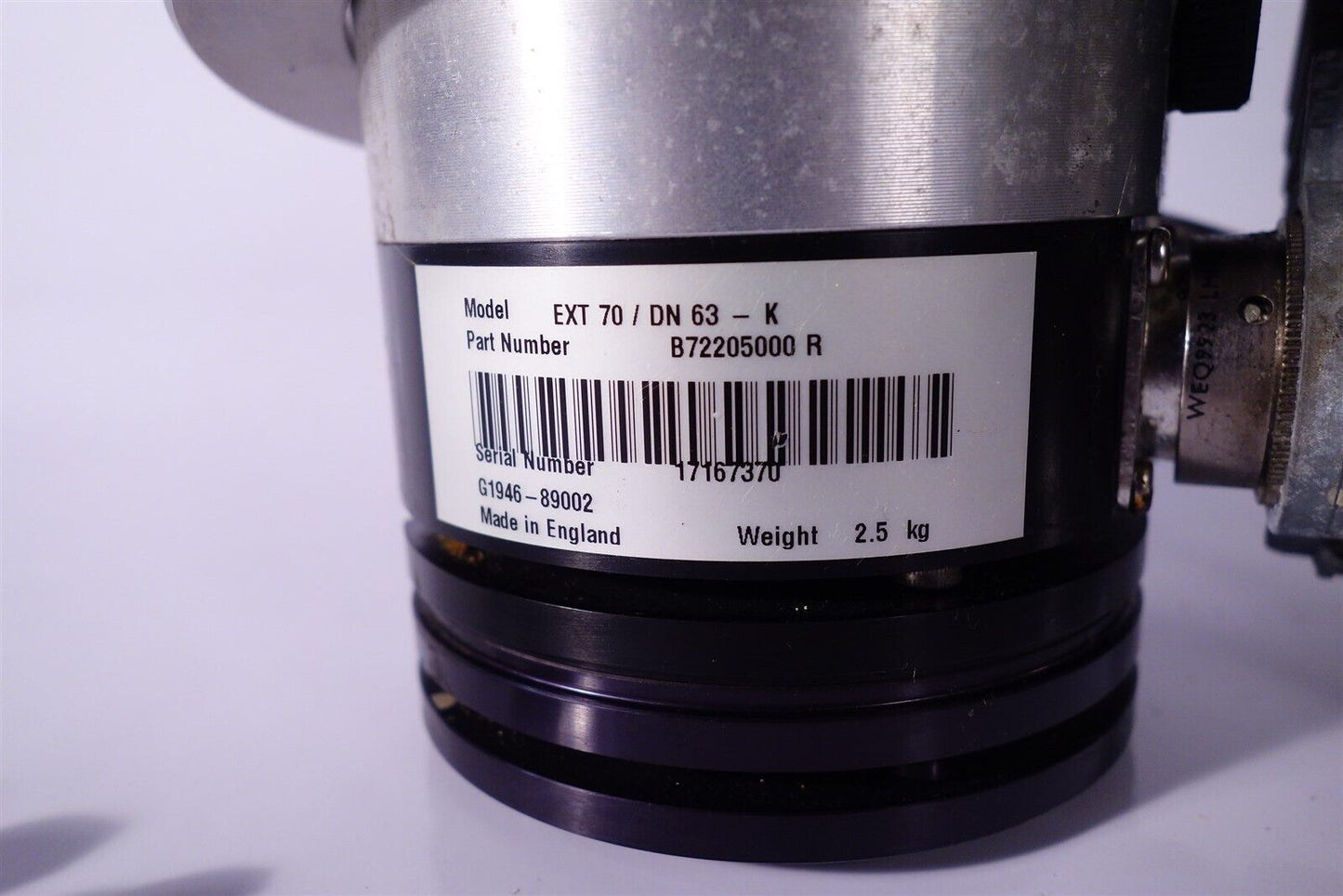 Edwards EXT70 / DN 63-K G1946-89002 EXDC80 Controller / Turbo Pump