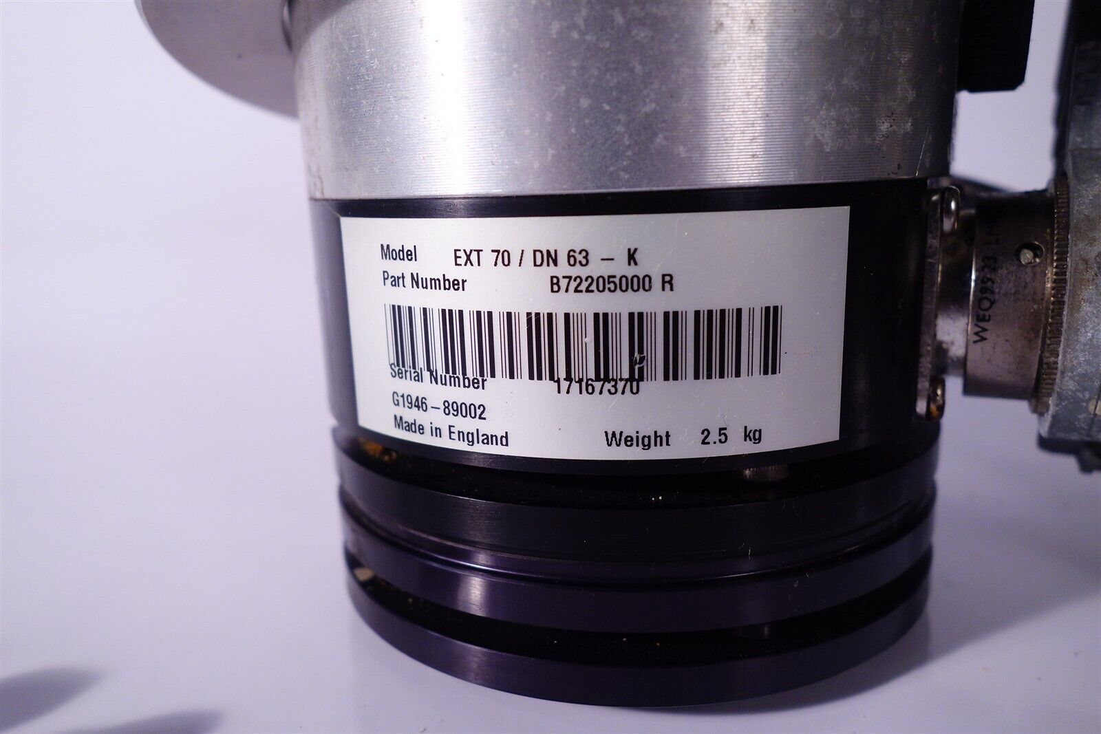 Edwards EXT70 / DN 63-K G1946-89002 EXDC80 Controller / Turbo Pump