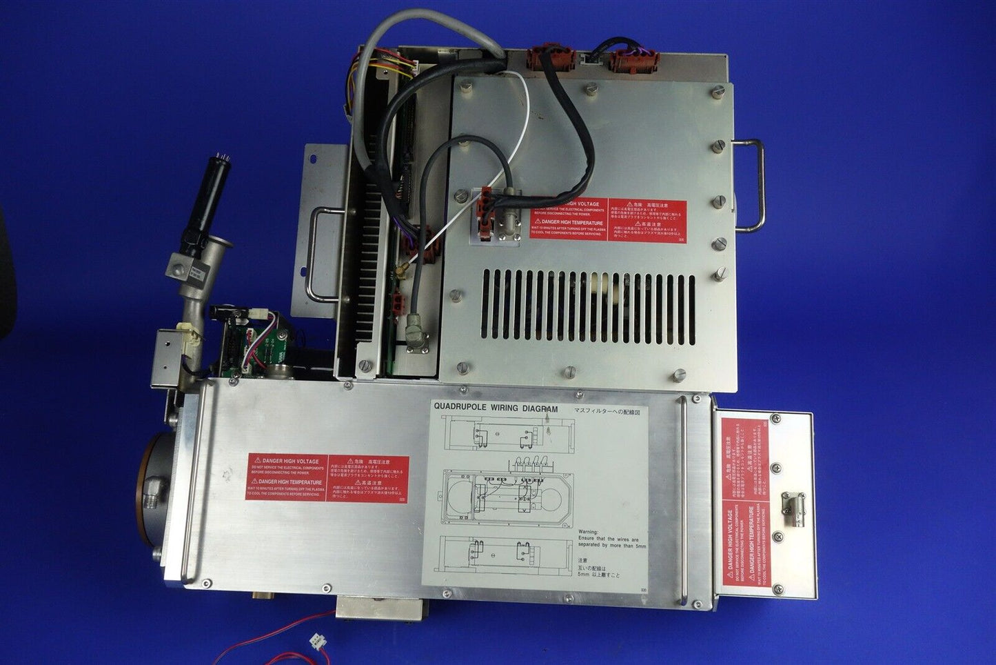HP Agilent 4500 ICP-MS Quadrupole & High Voltage Power Supply Section 