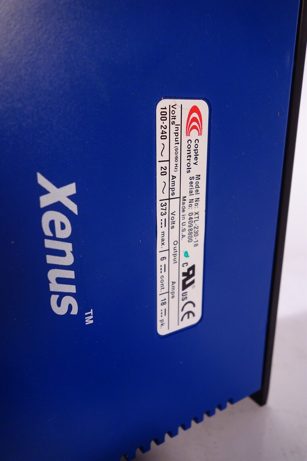 COPLEY CONTROLS XENUS XTL-230-18-R Servo Drive - Excellent 