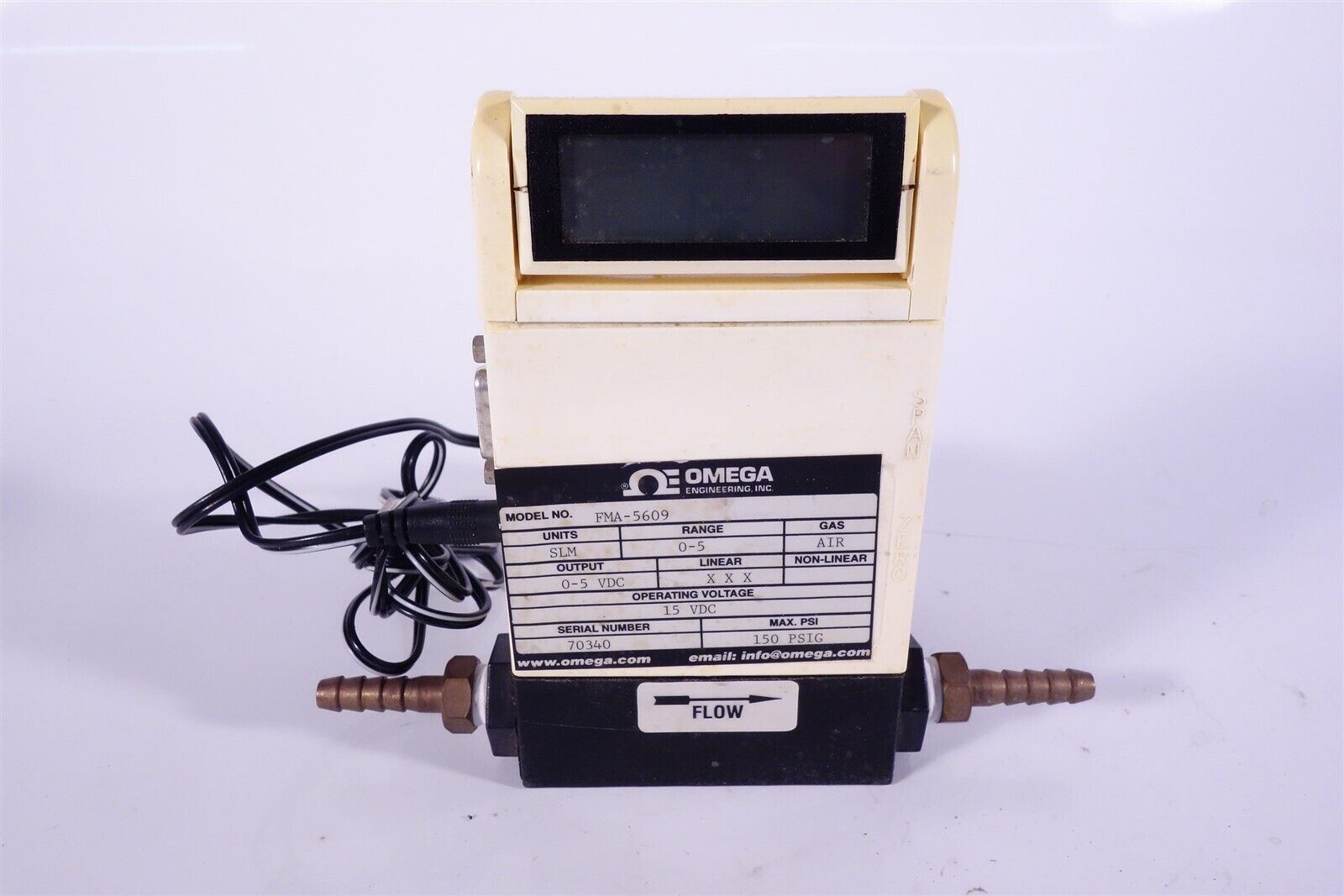 Omega Mass Flow Meter / Sensor FMA-5609