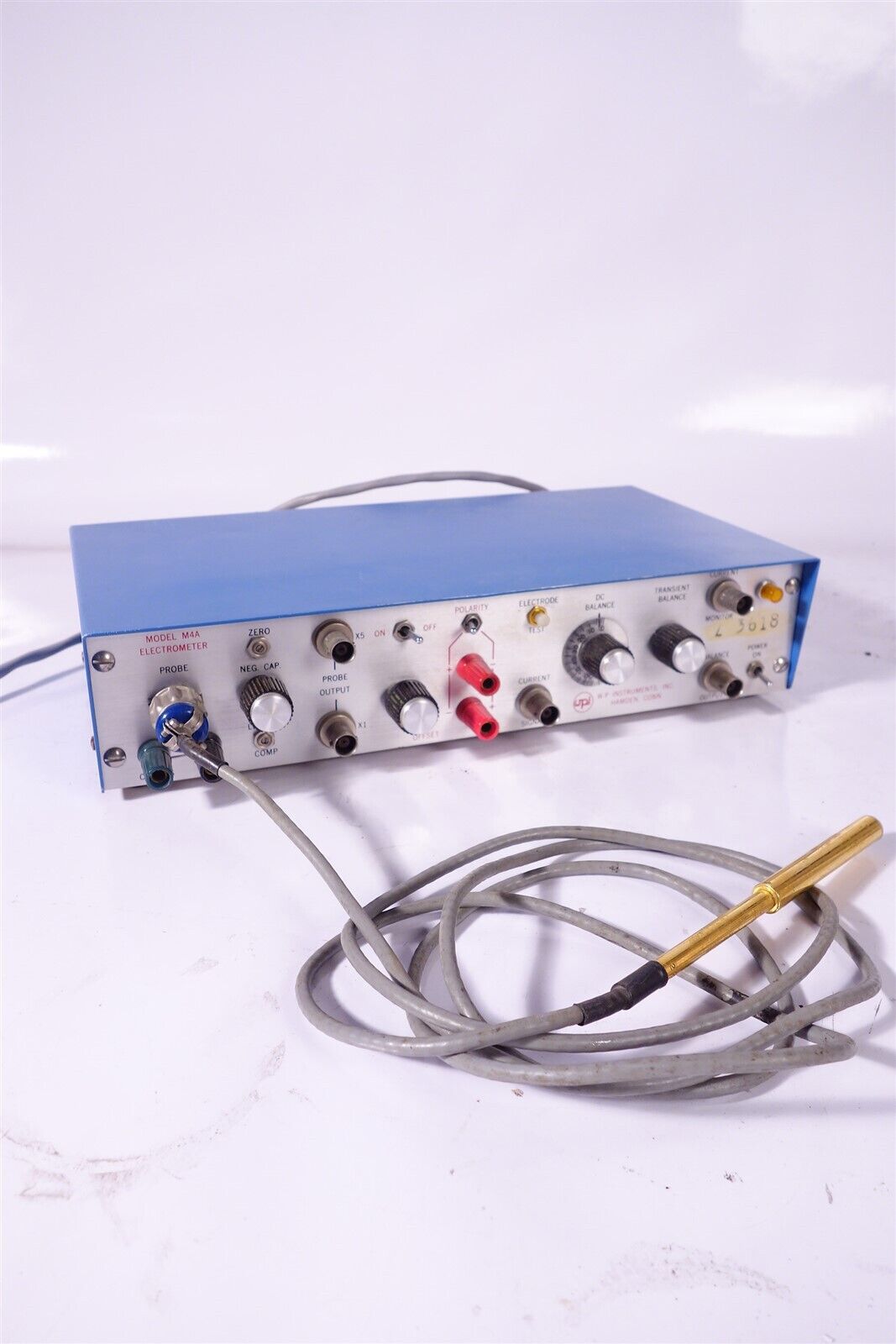 W-P-I WPI World Precision Instruments Electrometer M4A with Probe