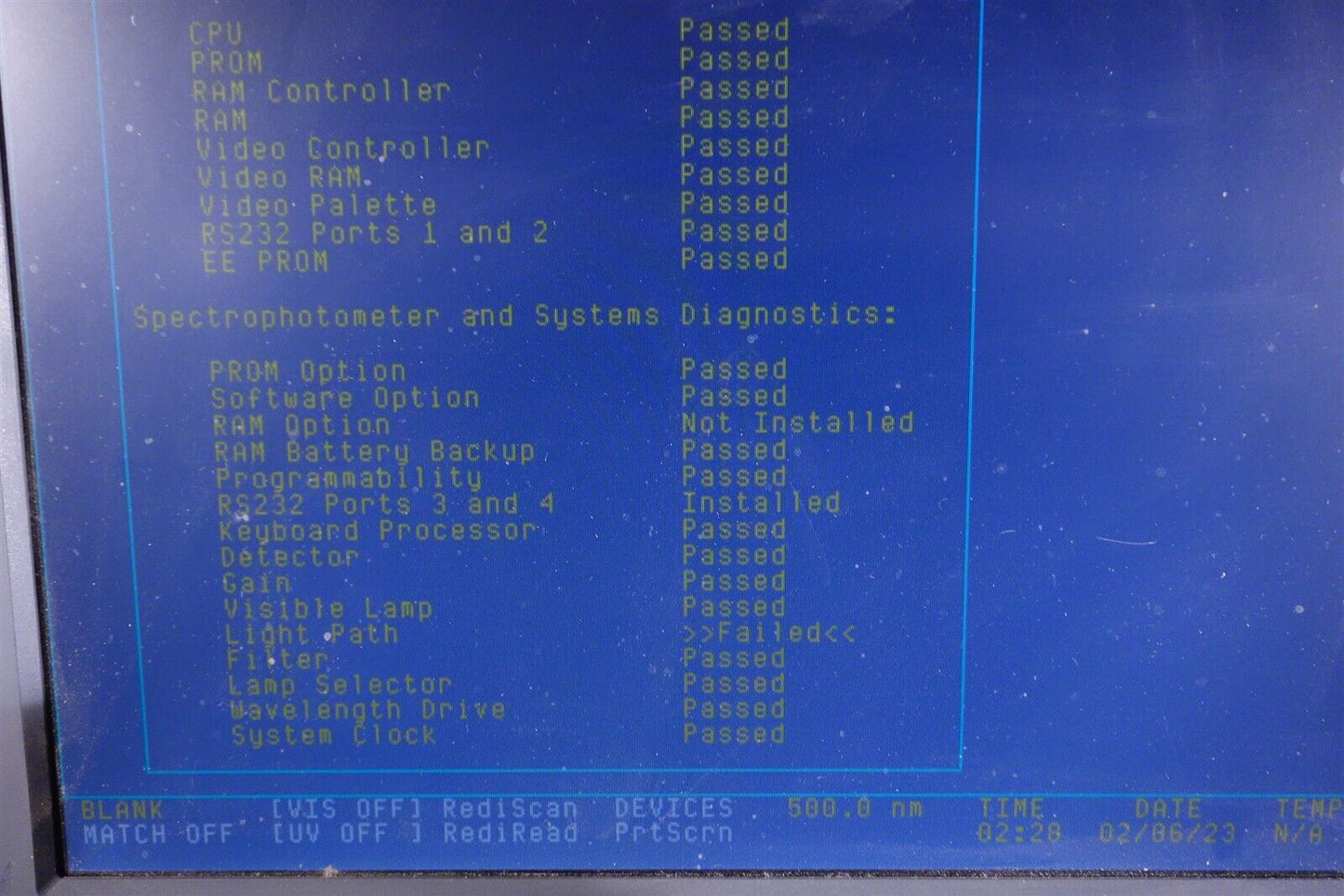 Beckman DU650 Research Spectrophotometer with Monitor + Accessories 