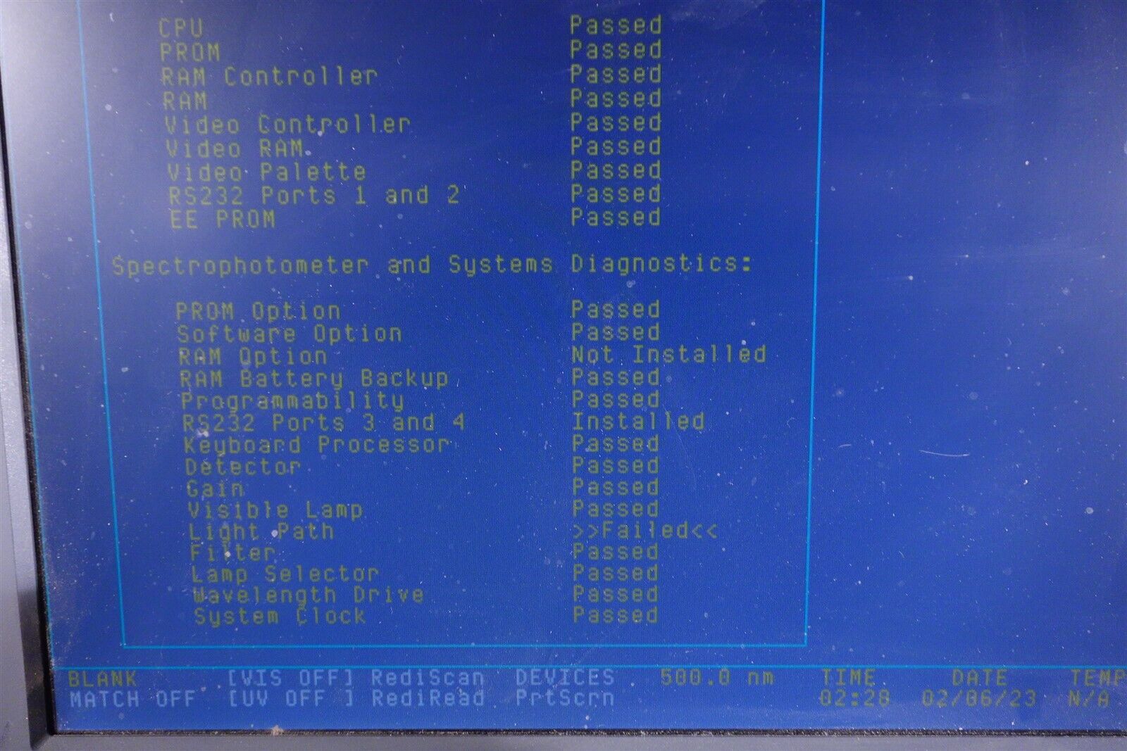 Beckman DU650 Research Spectrophotometer with Monitor + Accessories 