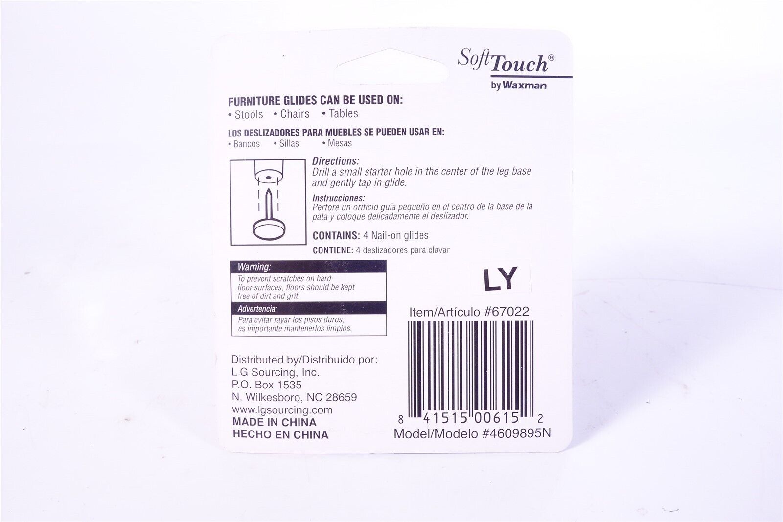 Silent Furniture Glides 6 Packs of 4 67022 Protects Floor 
