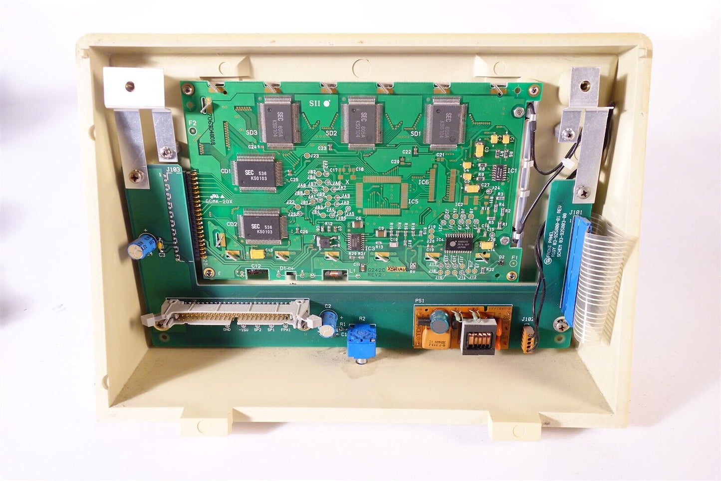 Varian CP-3800 Gas Chromatograph Display Screen / Front Panel