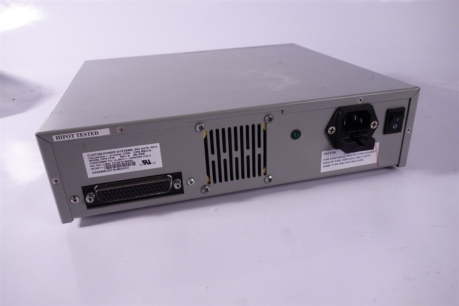 Varian Medical Systems PAXSCAN CPS2738 Power Supply 
