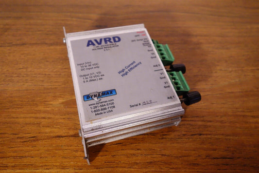 Dynamax AVRD Adjustable Voltage Regulator For Data Collection 