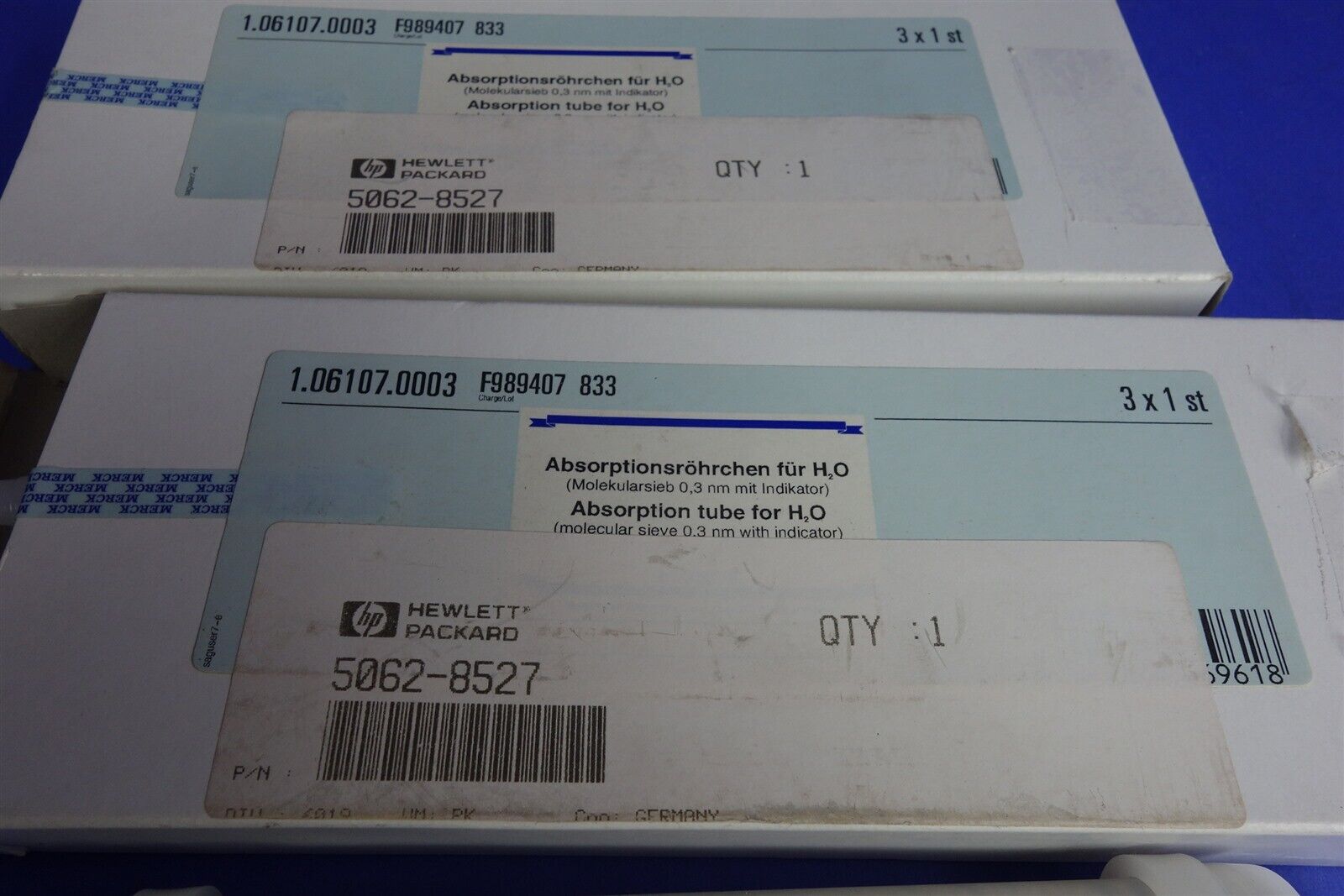 HP 5062-8527 1.06107.0003 H2O Absorption Tube Moisture H2O Trap GC 