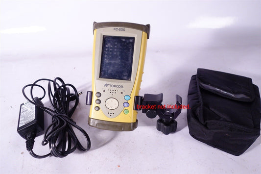 TOPCON FC-200 Total Station Data Collector + Bracket + Battery + Charger 