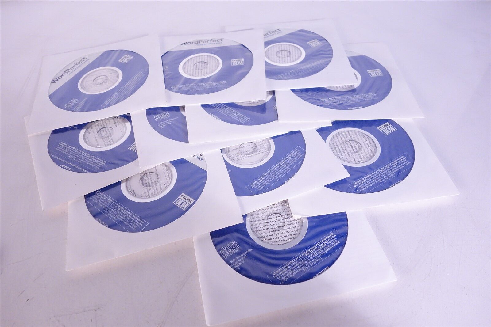 Large Lot of WordPerfect Productivity Pack CD's 