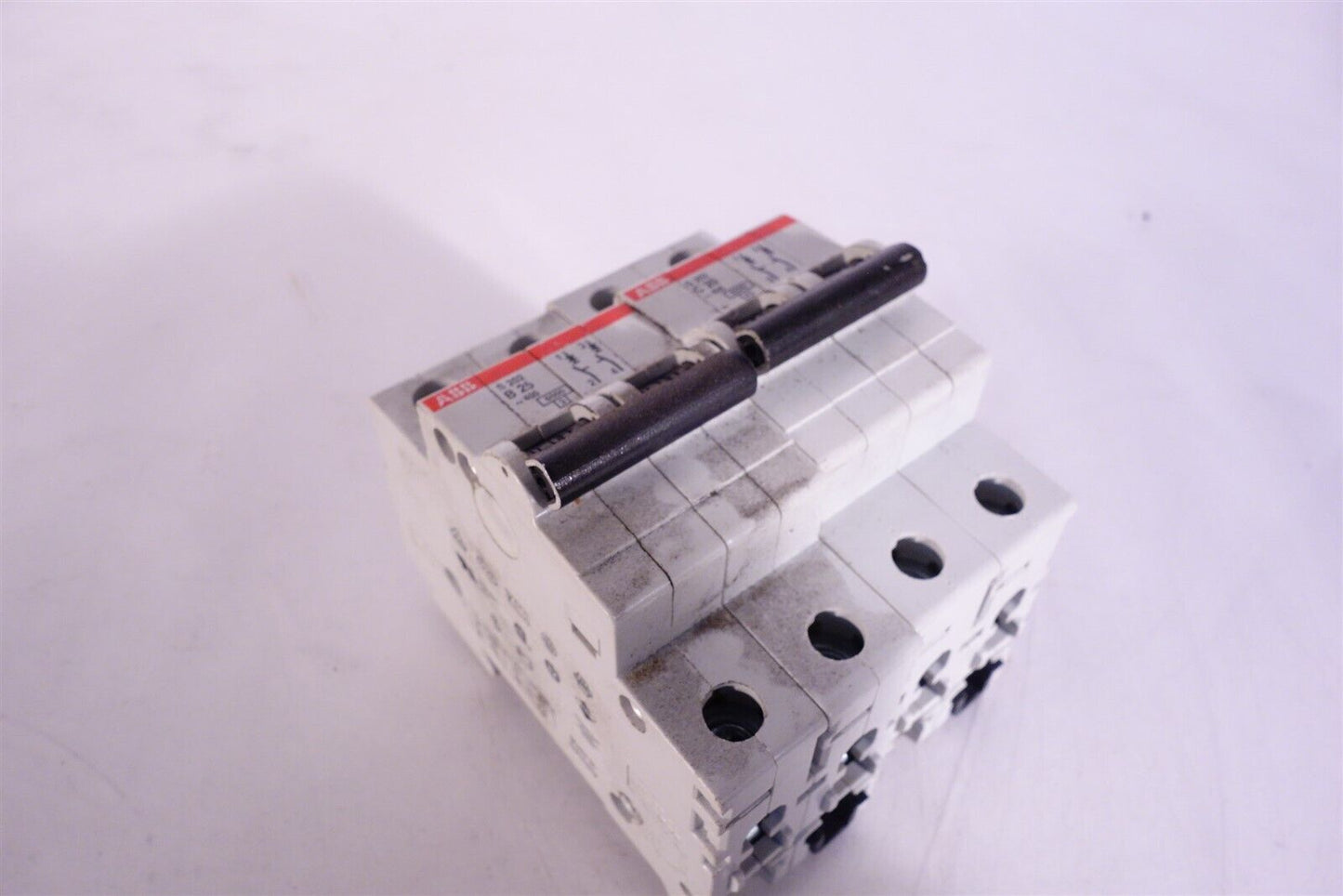 Lot of 2 ABB Circuit Breaker 2 Pole S202 - B25, BKR CKT 480V 2P 25A