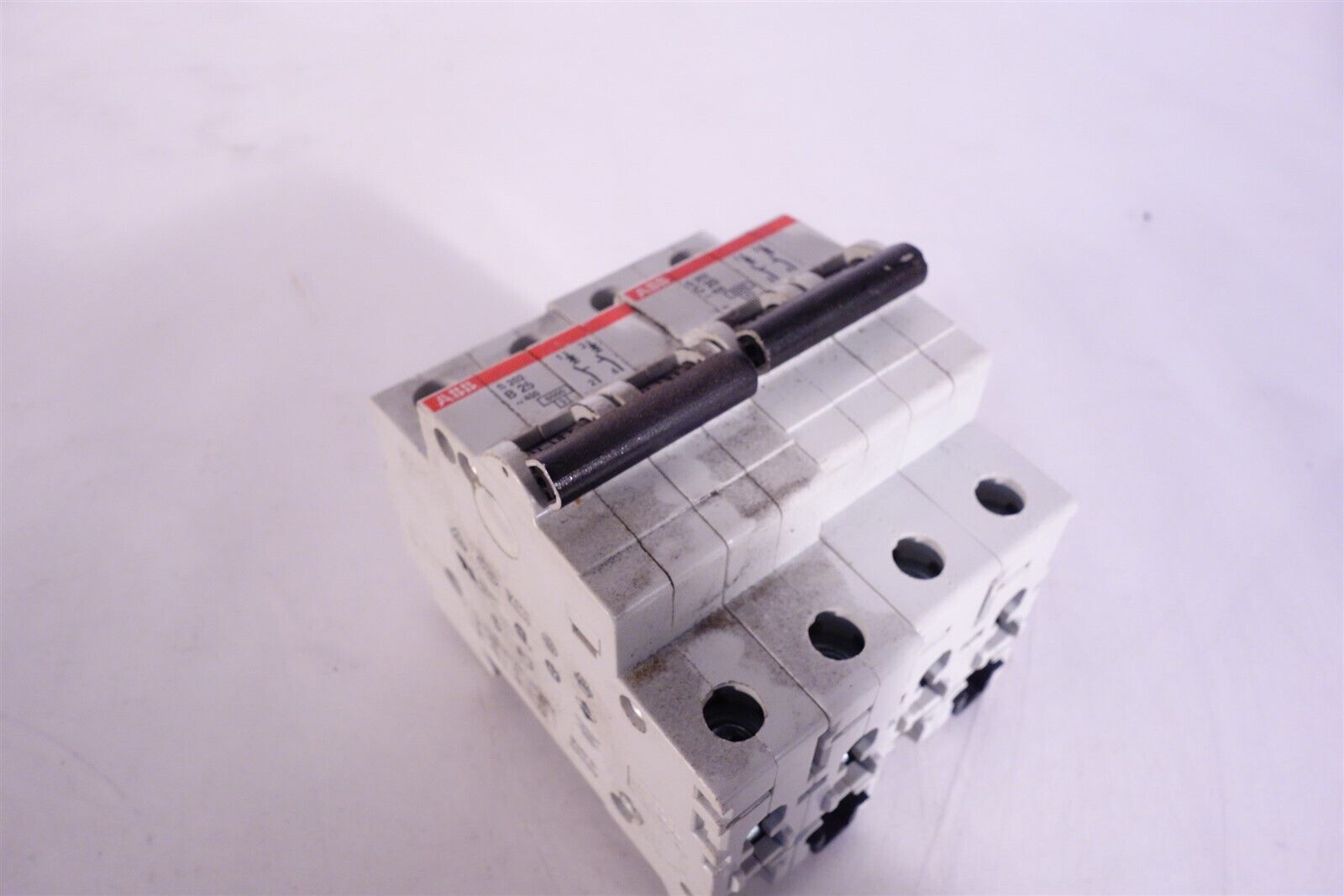 Lot of 2 ABB Circuit Breaker 2 Pole S202 - B25, BKR CKT 480V 2P 25A