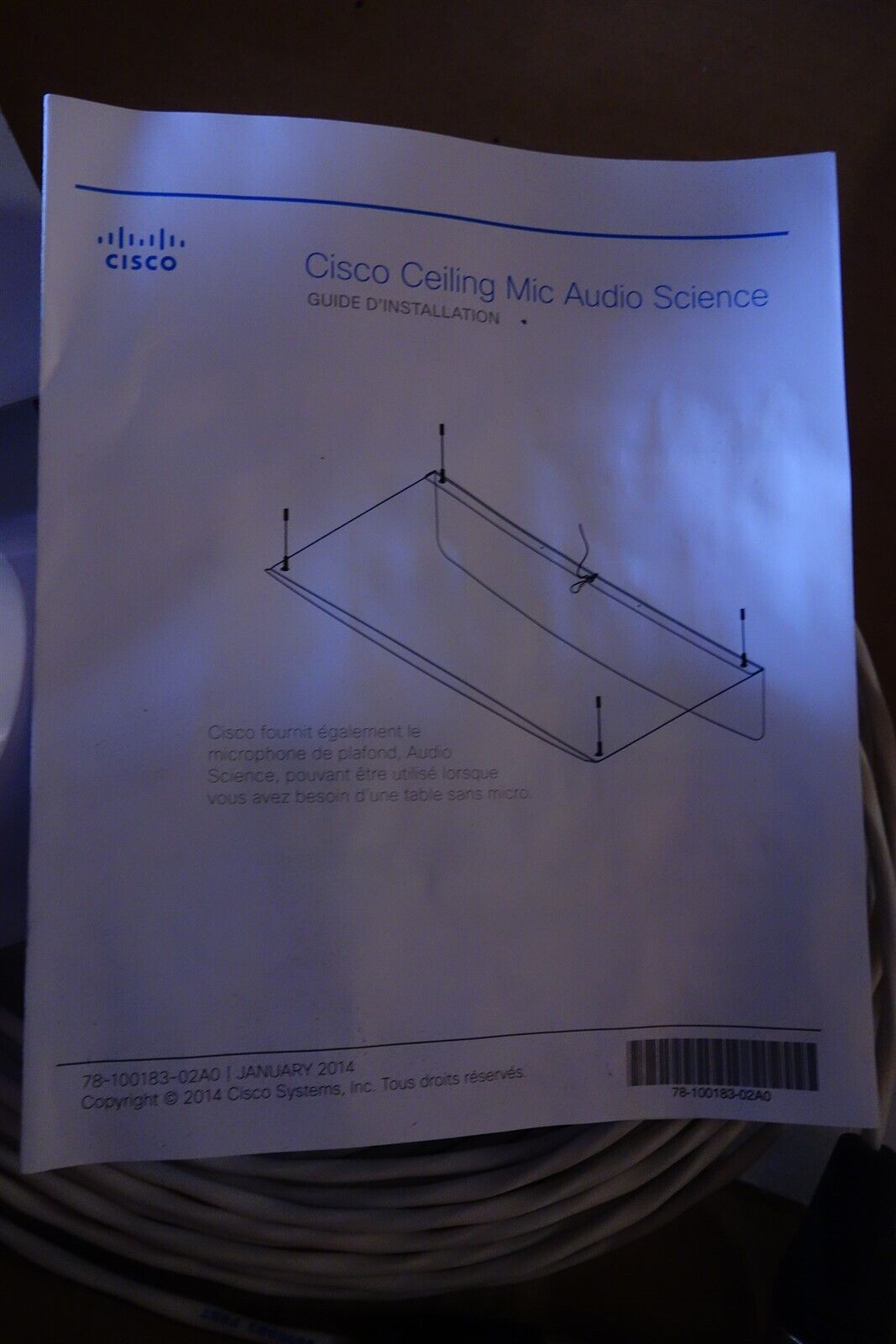 Cisco Audio Science Ceiling Microphone CTS-MIC-CLNG NEW IN BOX 