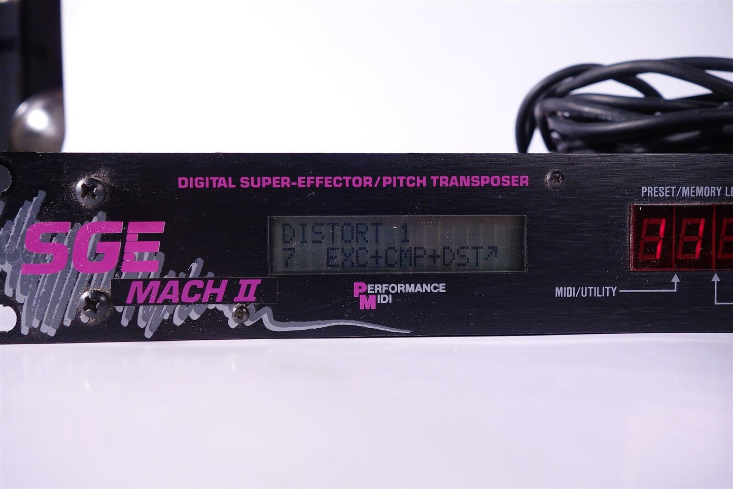 ART SGE Mach II Digital Super Effector Pitch Transposer Sampler 