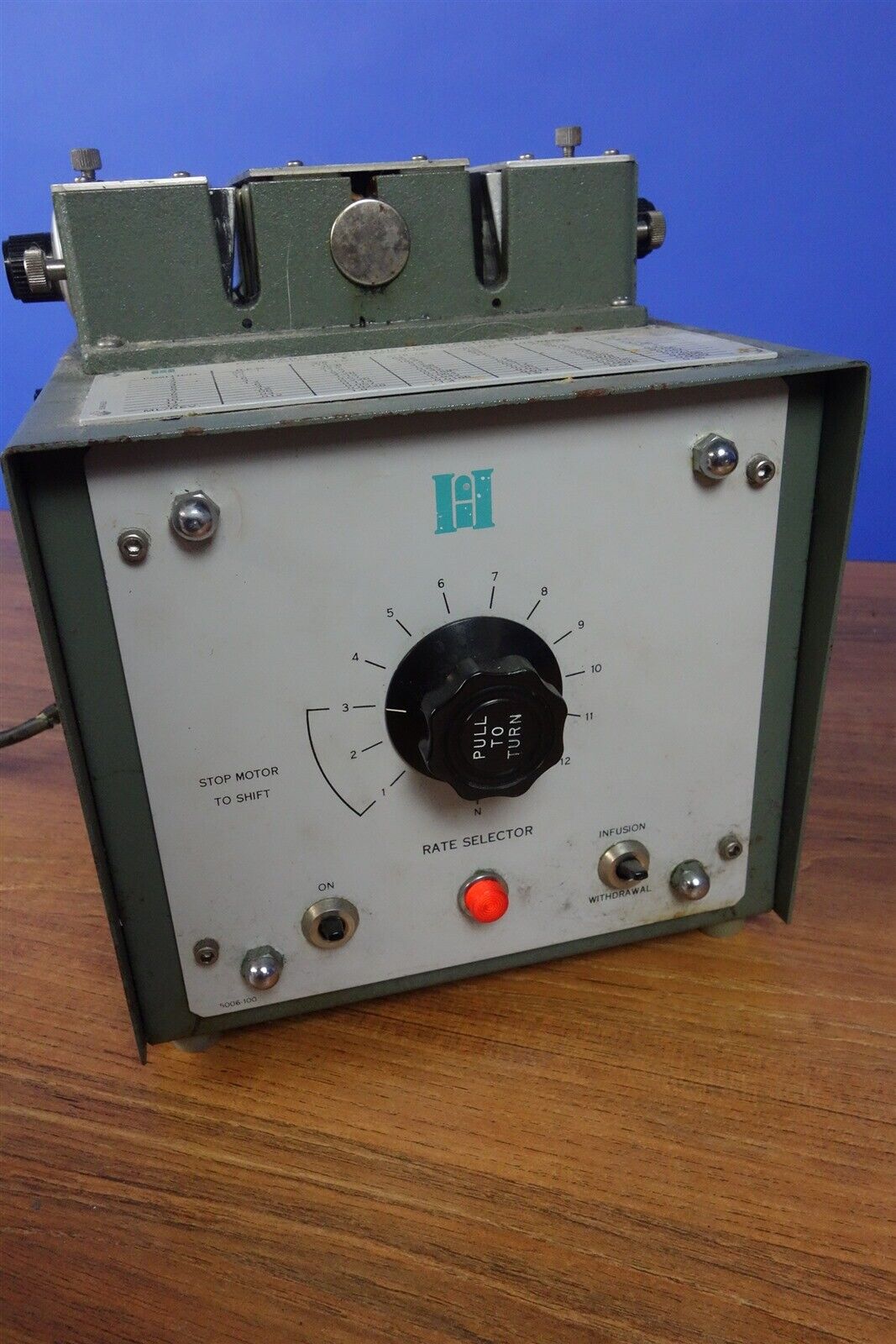 Harvard Model 1201 Large Syringe Pump Infusion / Withdraw Pump Working 
