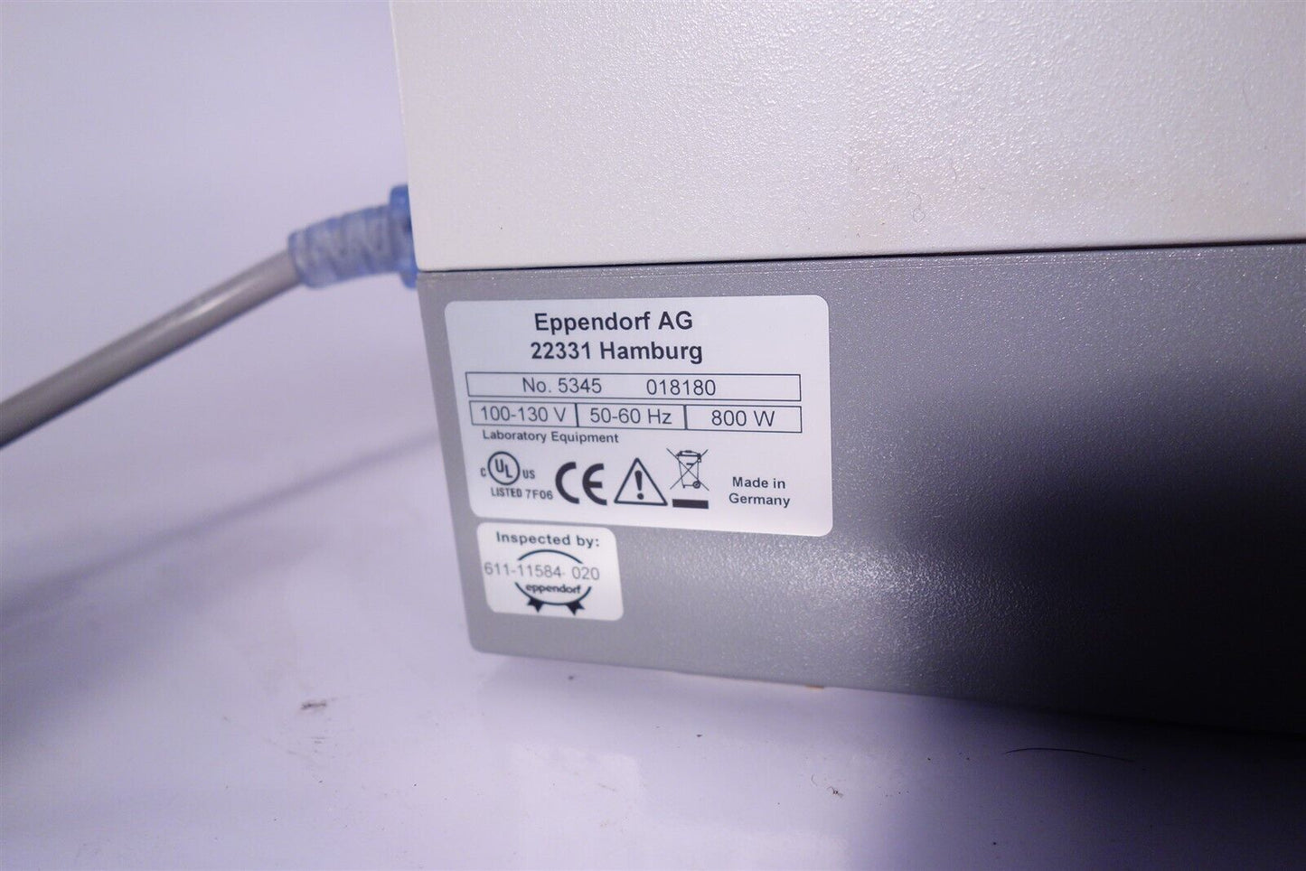 Eppendorf 5345 MasterCycler EPGradient S Gives error 