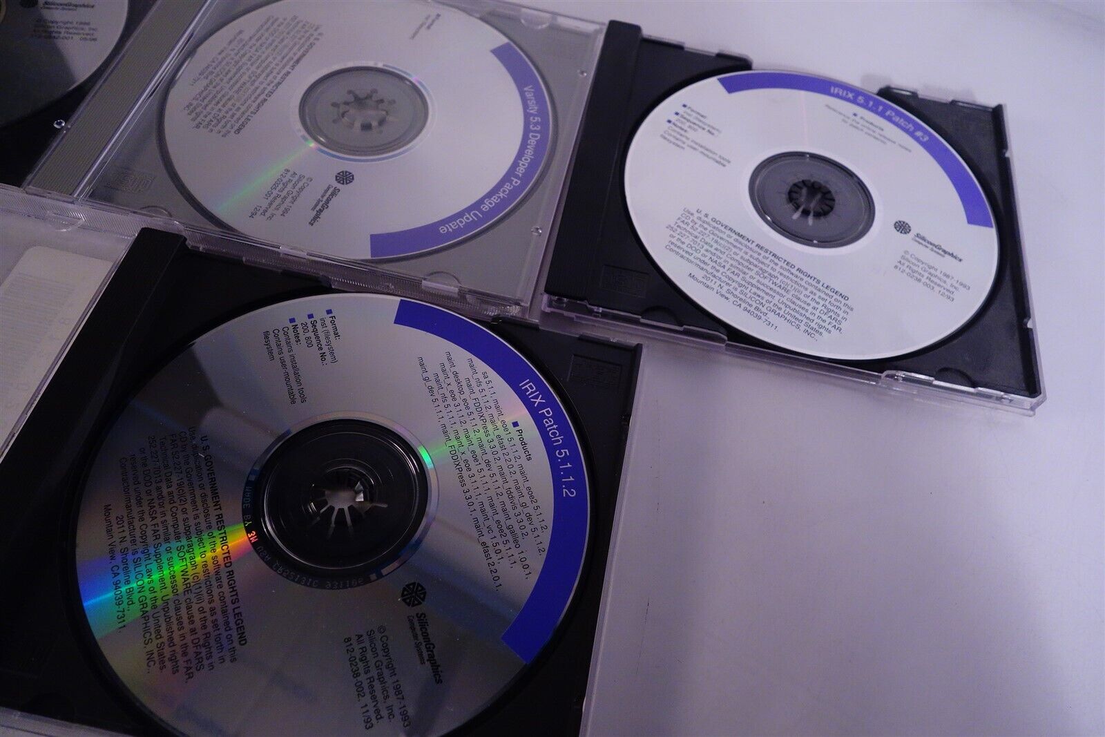 SGI Silicon Graphics IRIX Patch + Development Cd's