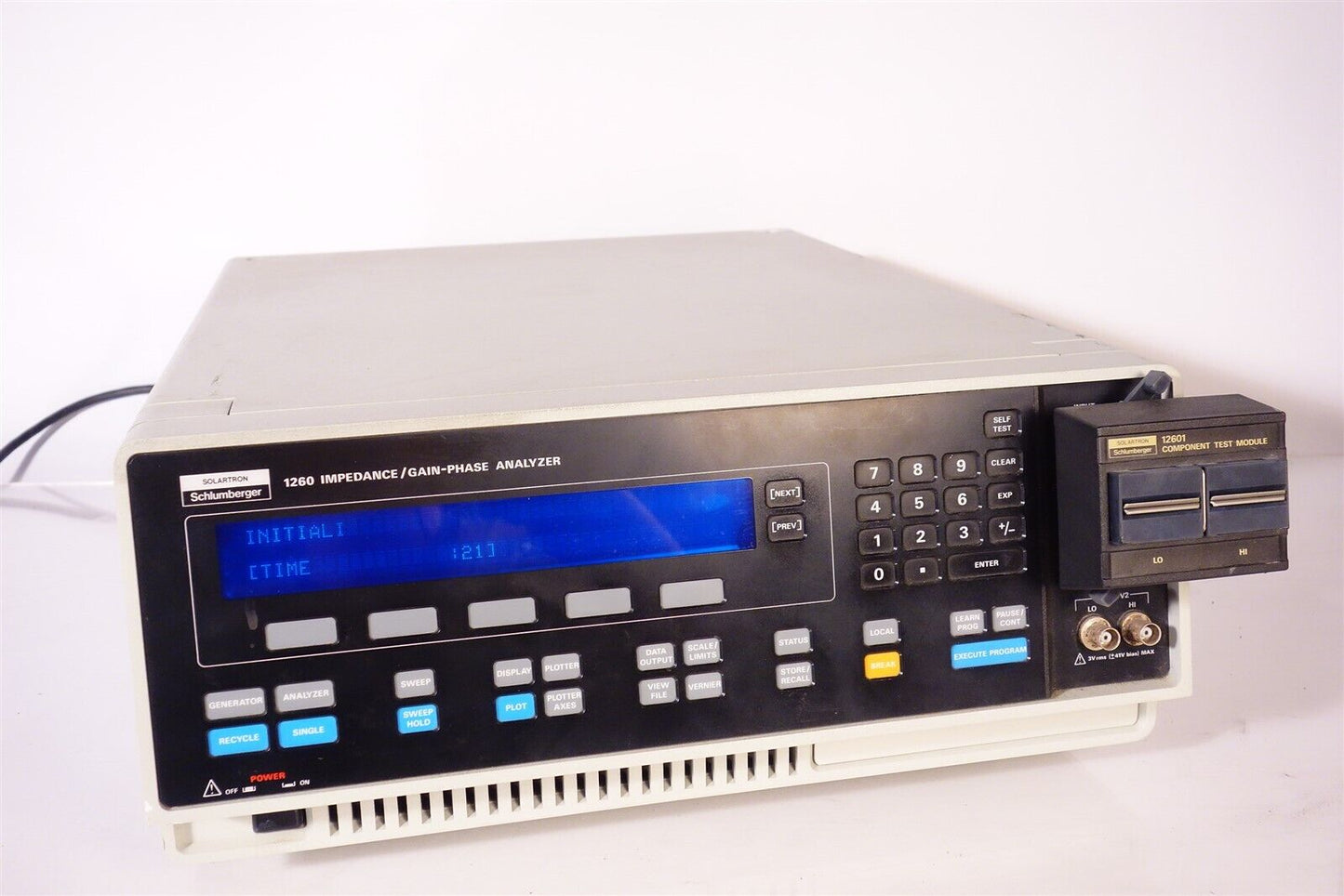 Solartron Schlumberger 1260 Impedance / Gain-Phase Analyzer +12601 Module