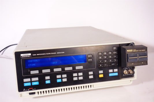 Solartron Schlumberger 1260 Impedance / Gain-Phase Analyzer +12601 Module