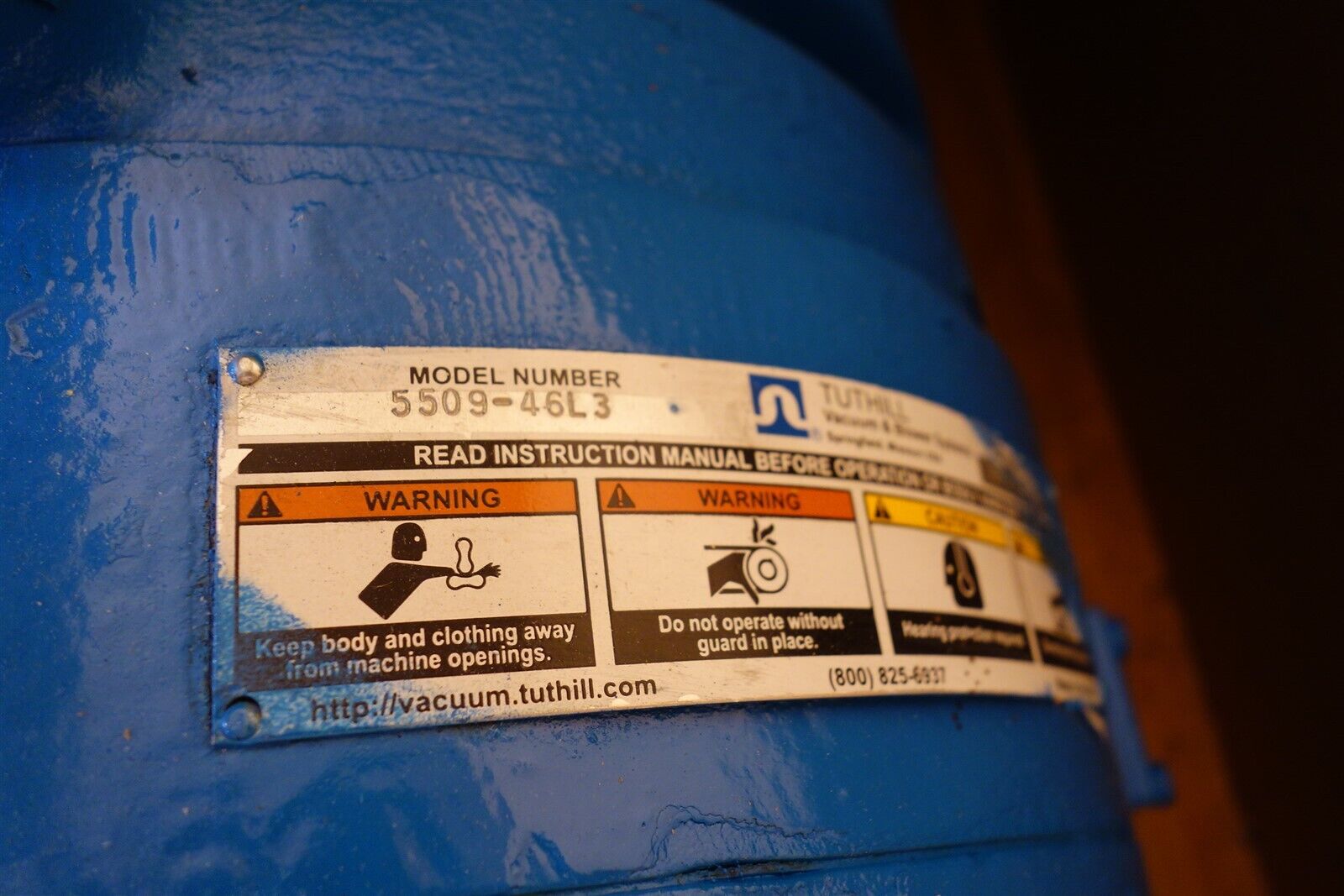 Tuthill 5509 Positive Displacement Blower 5509-46L3 New in Crate 