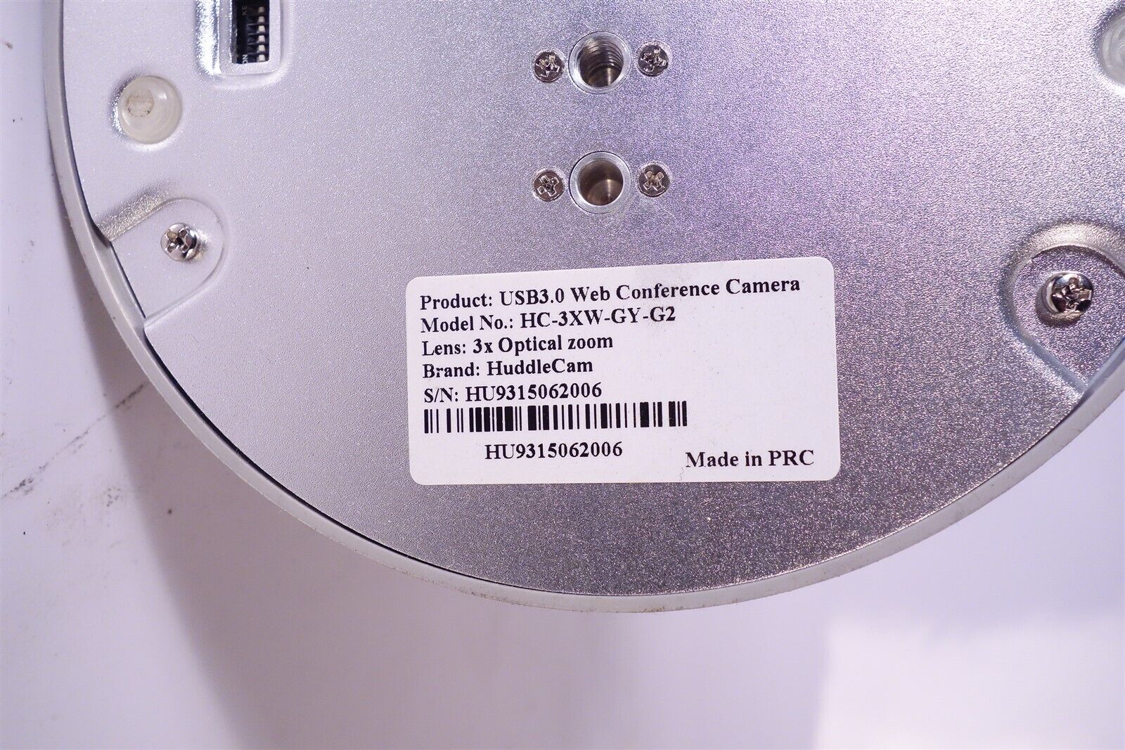 Huddlecam Wide Angle USB3.0 Web Conference Camera HC-3XW-GY-G2