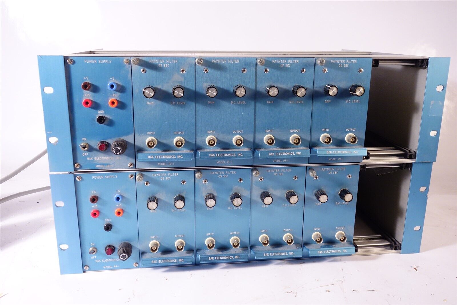 Bak Electronics RP-1 Rackmount Power Supplies + Paynter Filters 