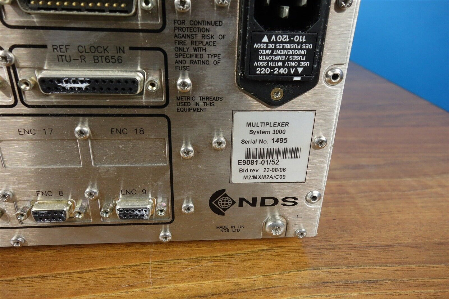 NDS System 3000 Multiplexer - Broadcast Equipment