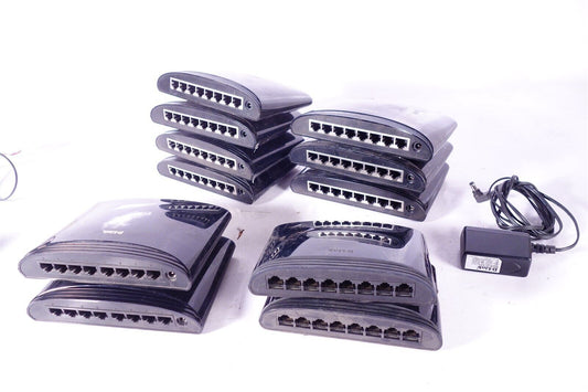 Large Lot of D-Link DGS-1008G Routers Working but no included power supplies