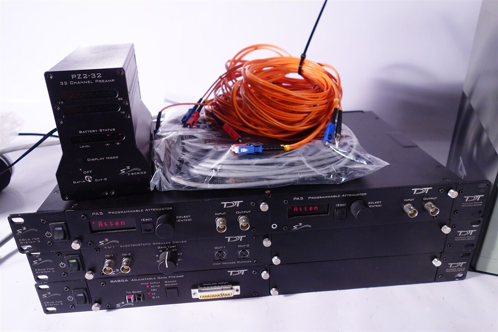 Tucker Davis Technologies System PZ2-32 PA5 ED1 RABGA + More 